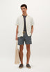GEOMETRIC PRINT SWIMMING TRUNKS
