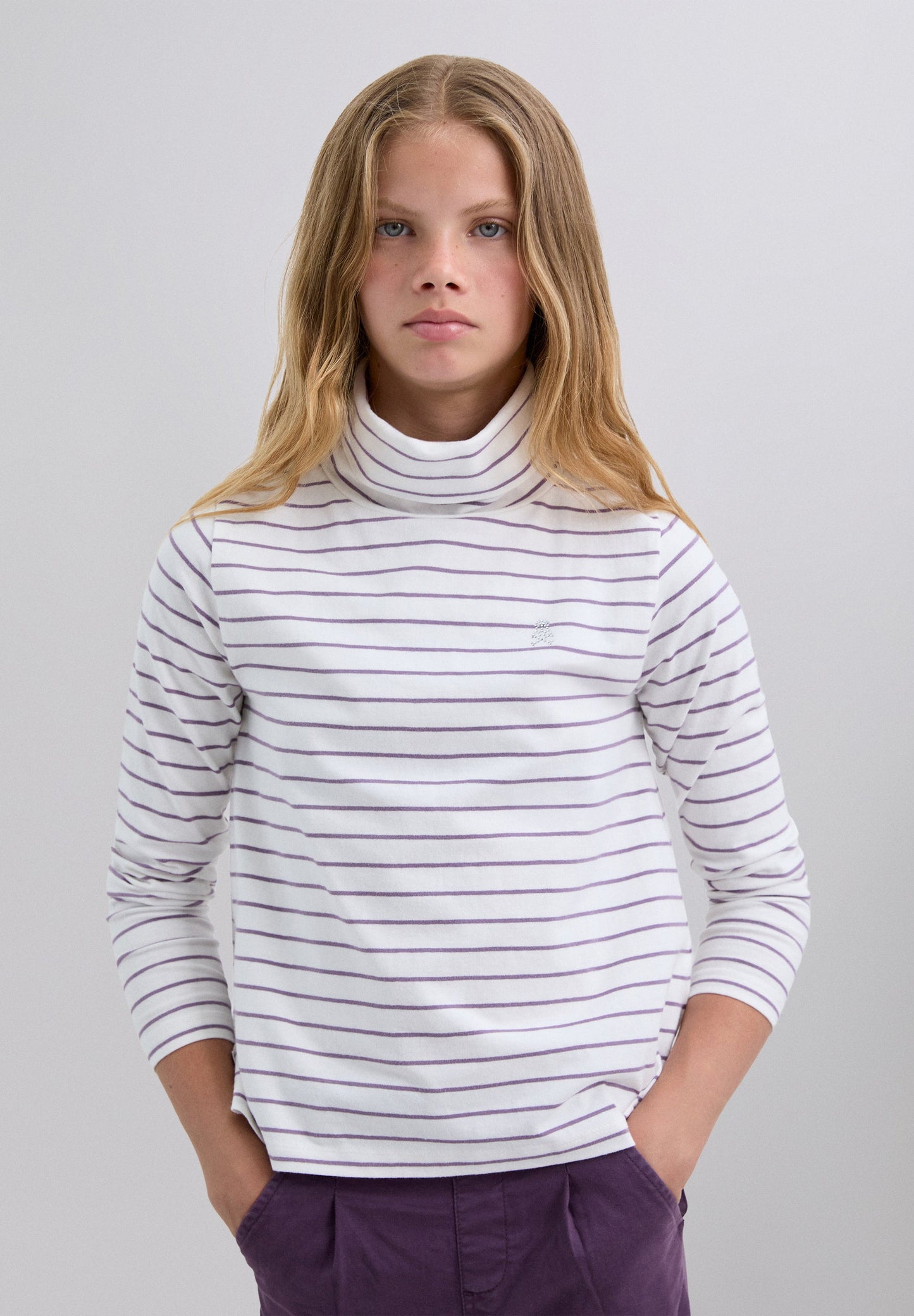 SCSTRIPESLSTEE GIRLS