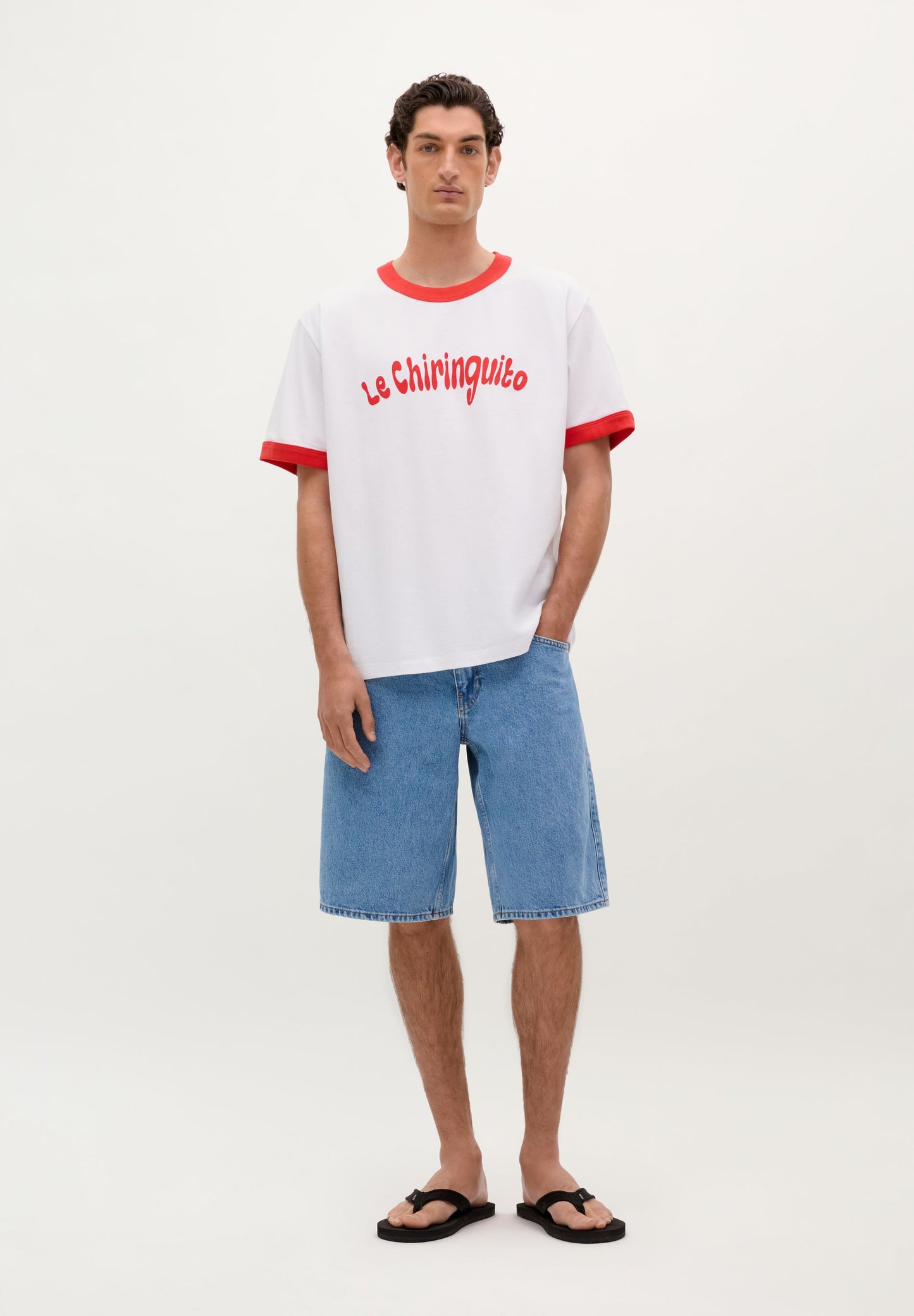 FRONT CONTRAST PRINT T-SHIRT | LE CHIRINGUITO