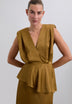 FLOWING TOP WITH RUFFLES