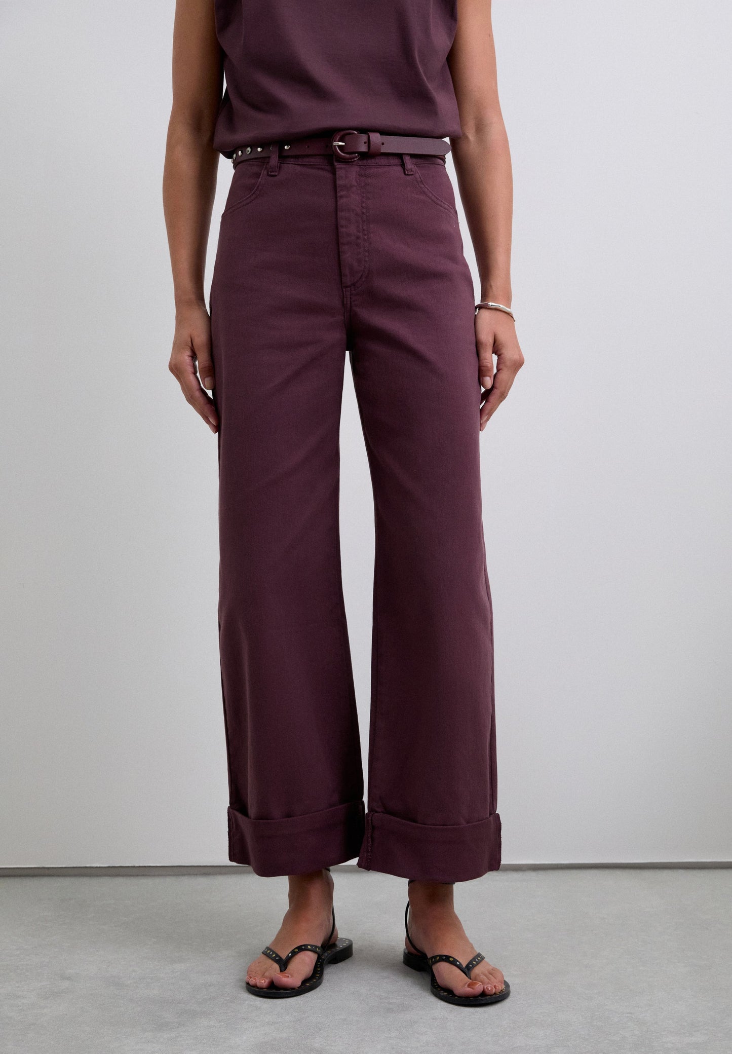 SCFOLDED DENIM PANT