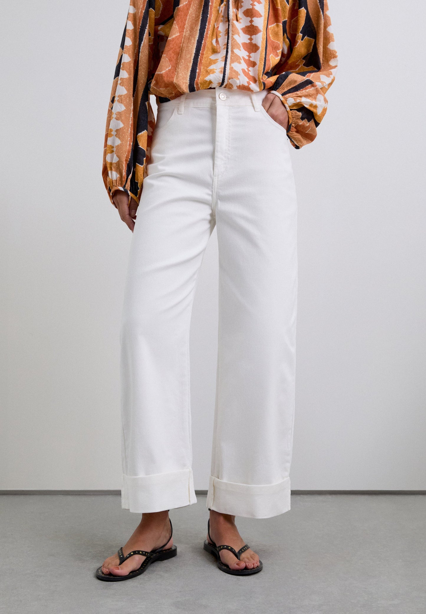SCFOLDED DENIM PANT