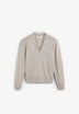 V-NECK SWEATER WITH LACE