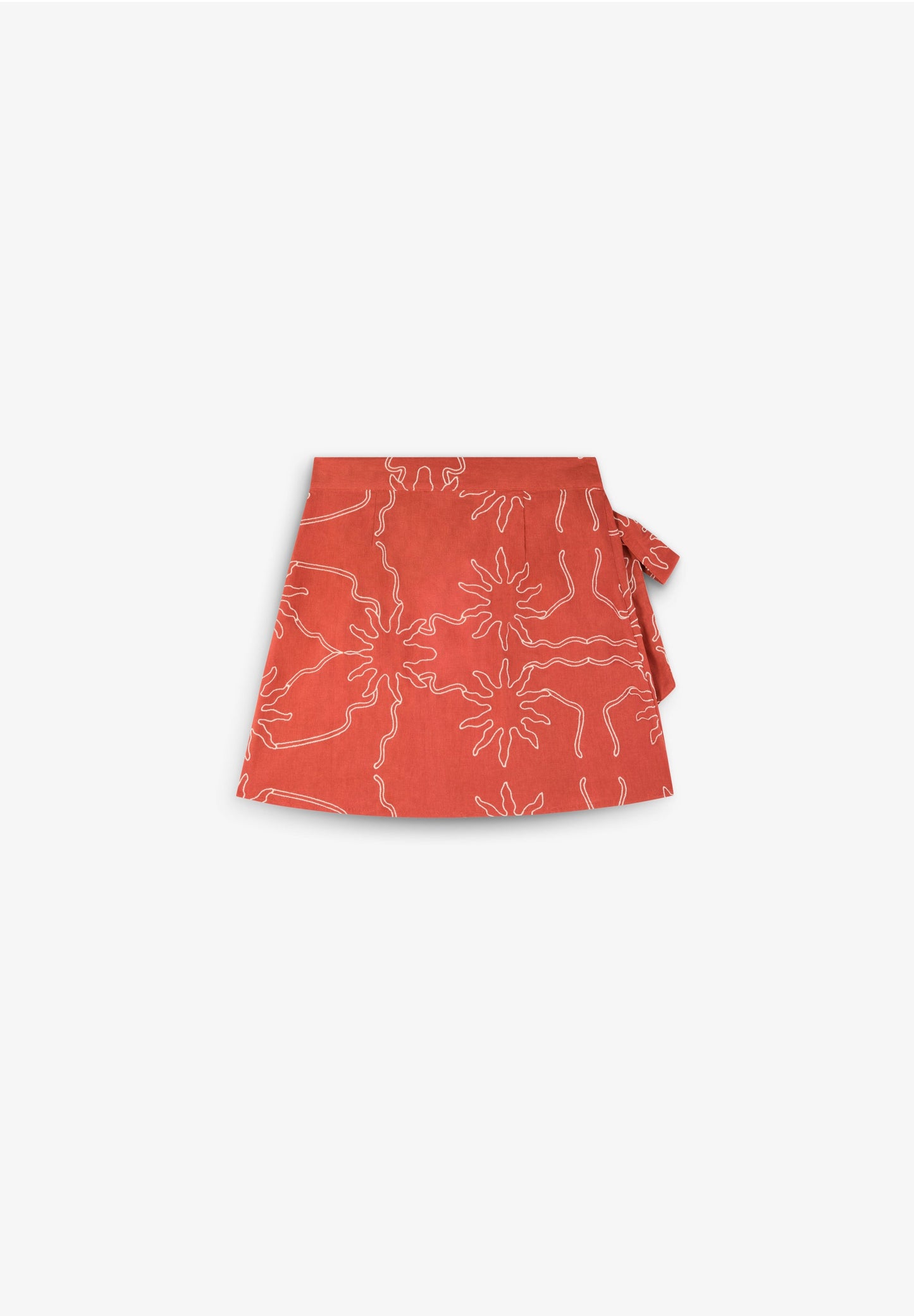EMBROIDERED LINEN SKIRT | ROBIN X SCALPERS