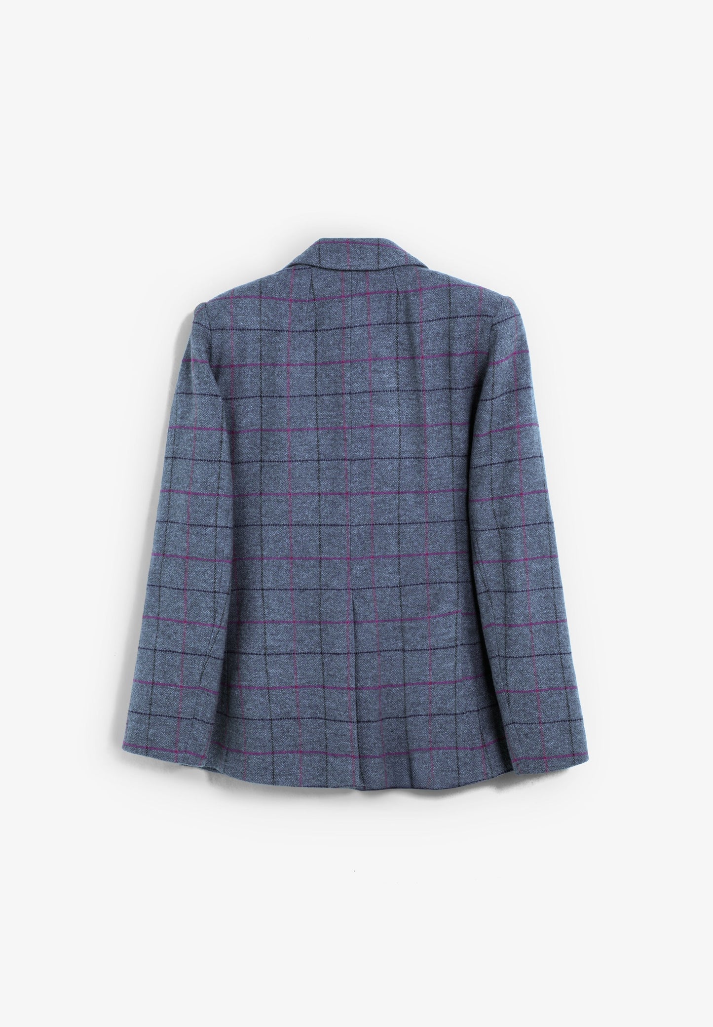 CHECK WOOL BLAZER