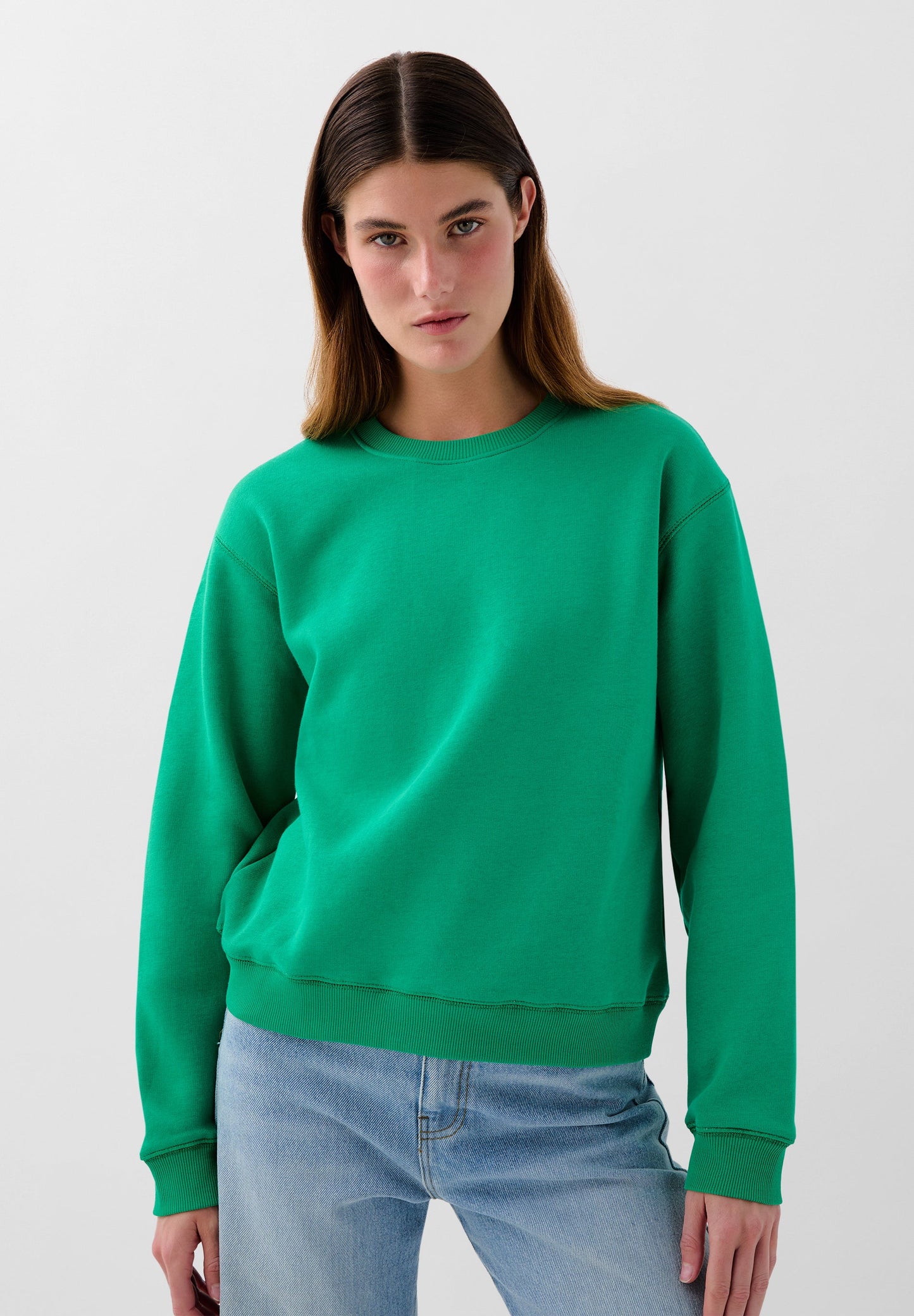 EMBROIDERED SWEATSHIRT WITH LOGO ON THE BACK