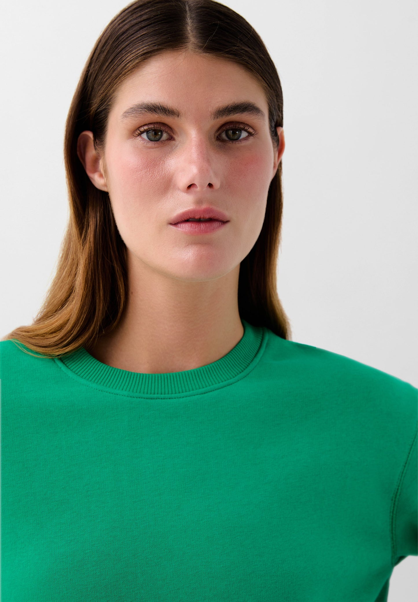EMBROIDERED SWEATSHIRT WITH LOGO ON THE BACK