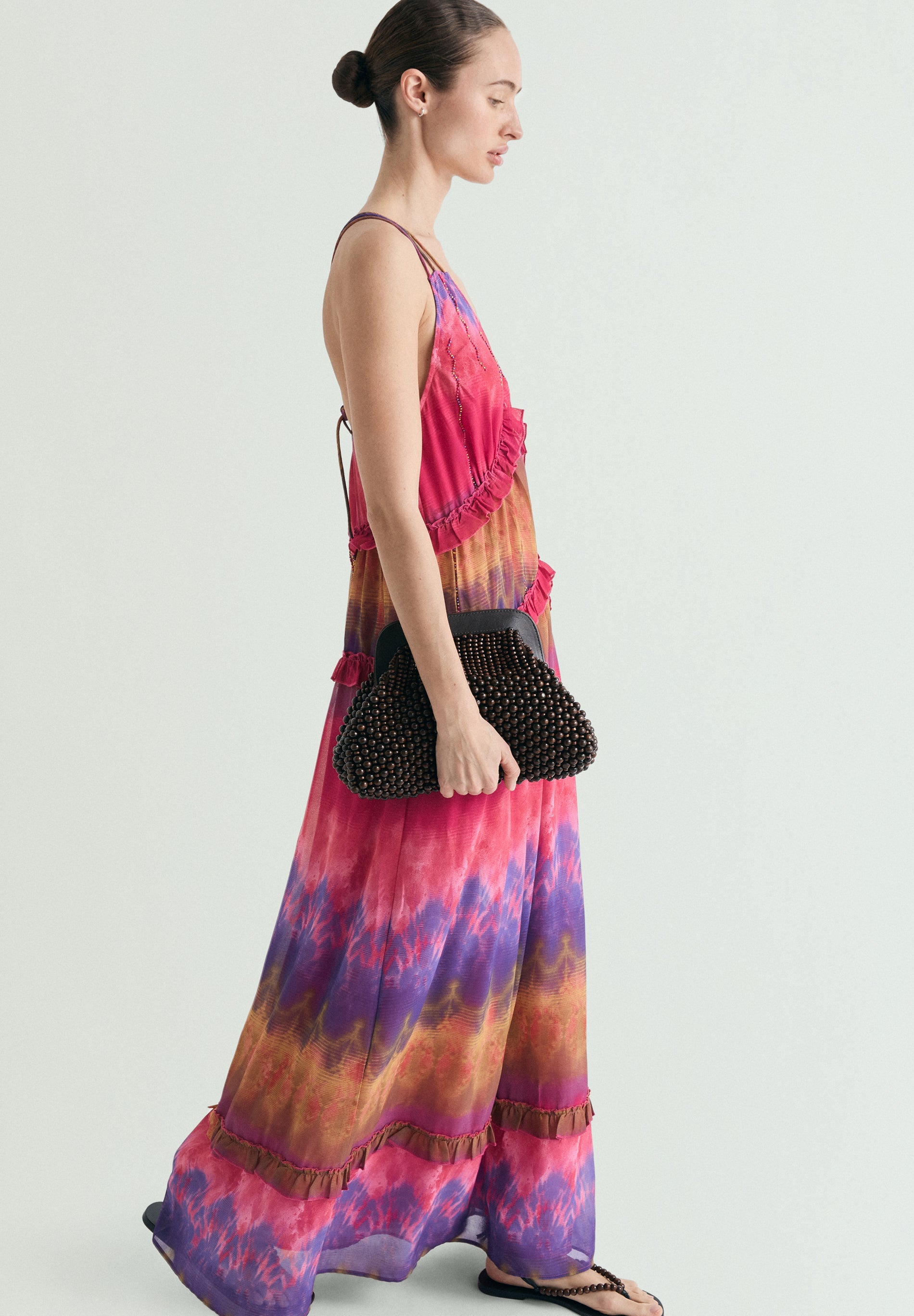 LONG TIE DYE DRESS