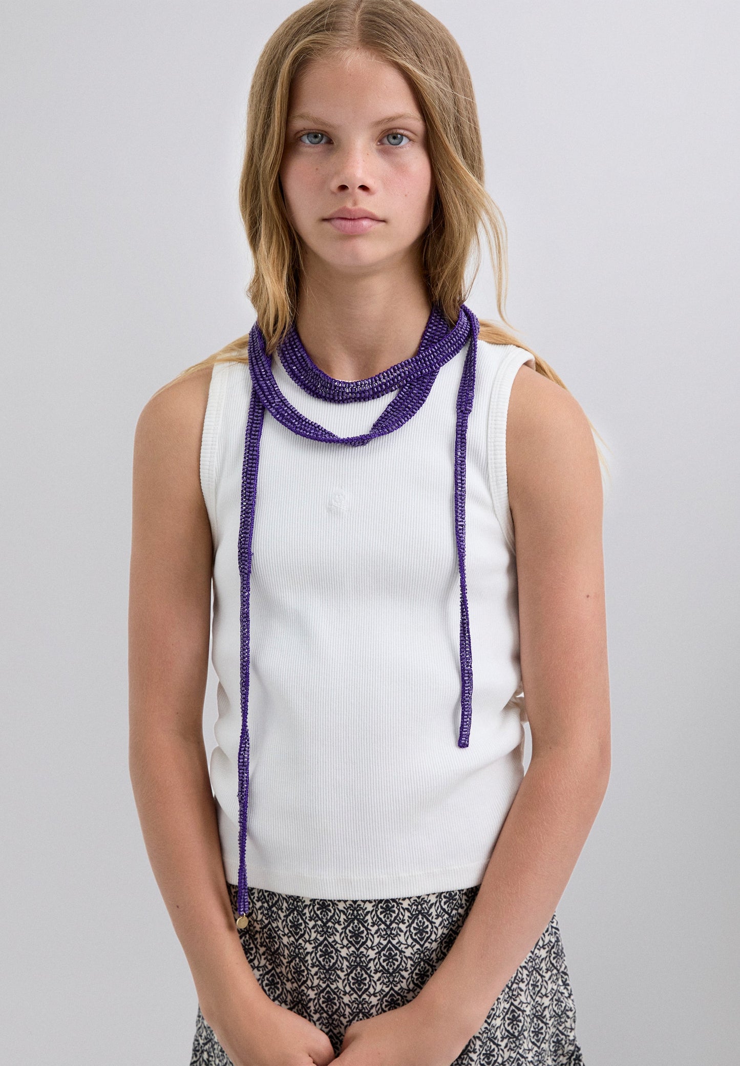 SCTIE BEADS NECKLACE
