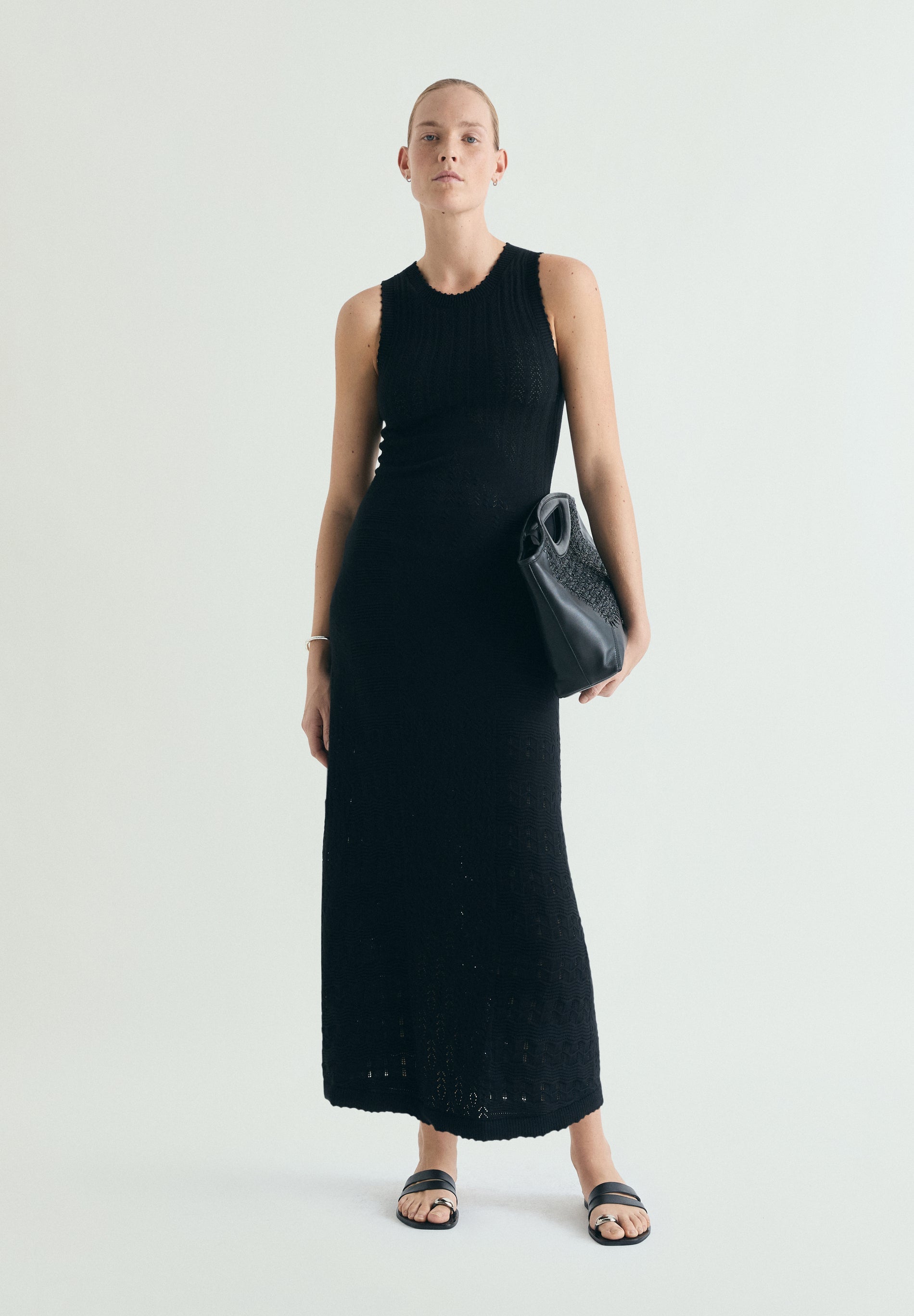 OPENWORK KNIT DRESS Scalpers ROW OPENWORK KNIT DRESS Scalpers ROW