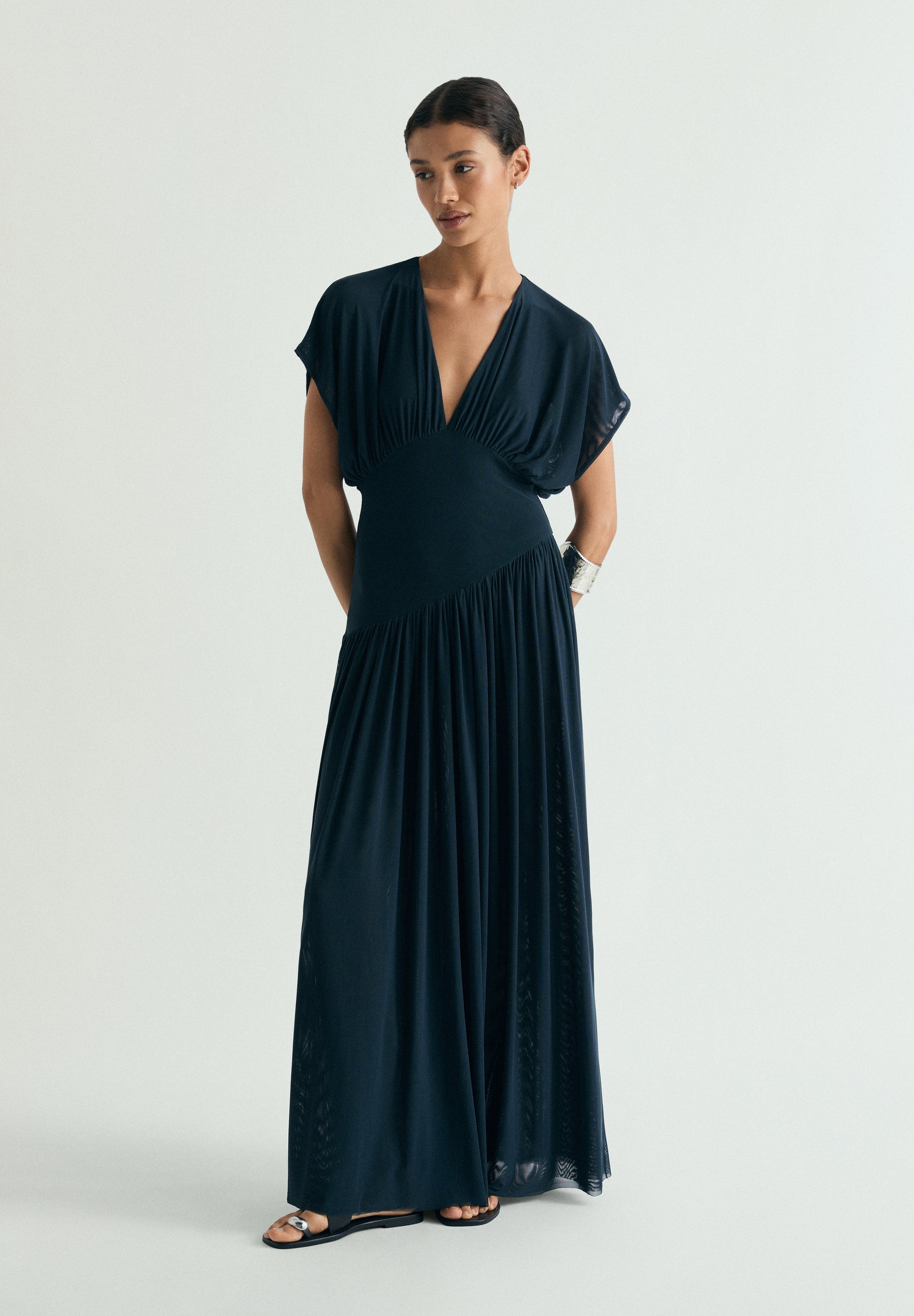 MAXI CHIFFON DRESS
