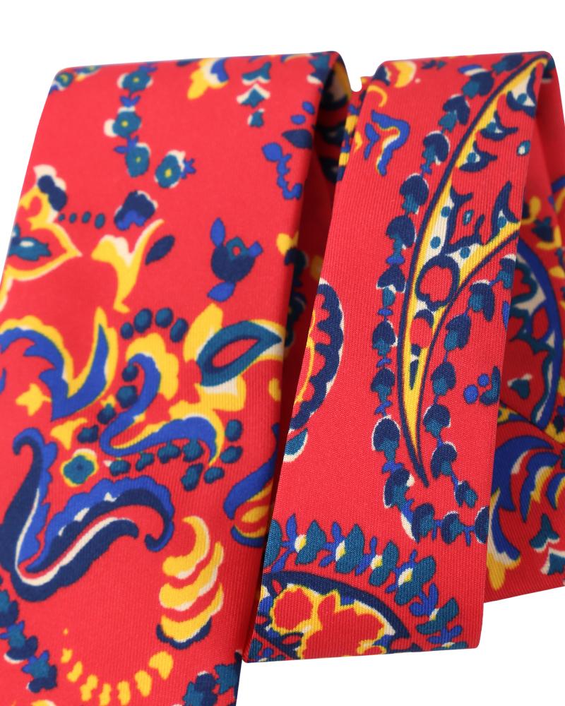 PAISLEY TIE RED