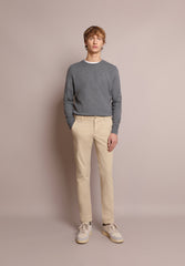 DYED COTTON CHINO TROUSERS