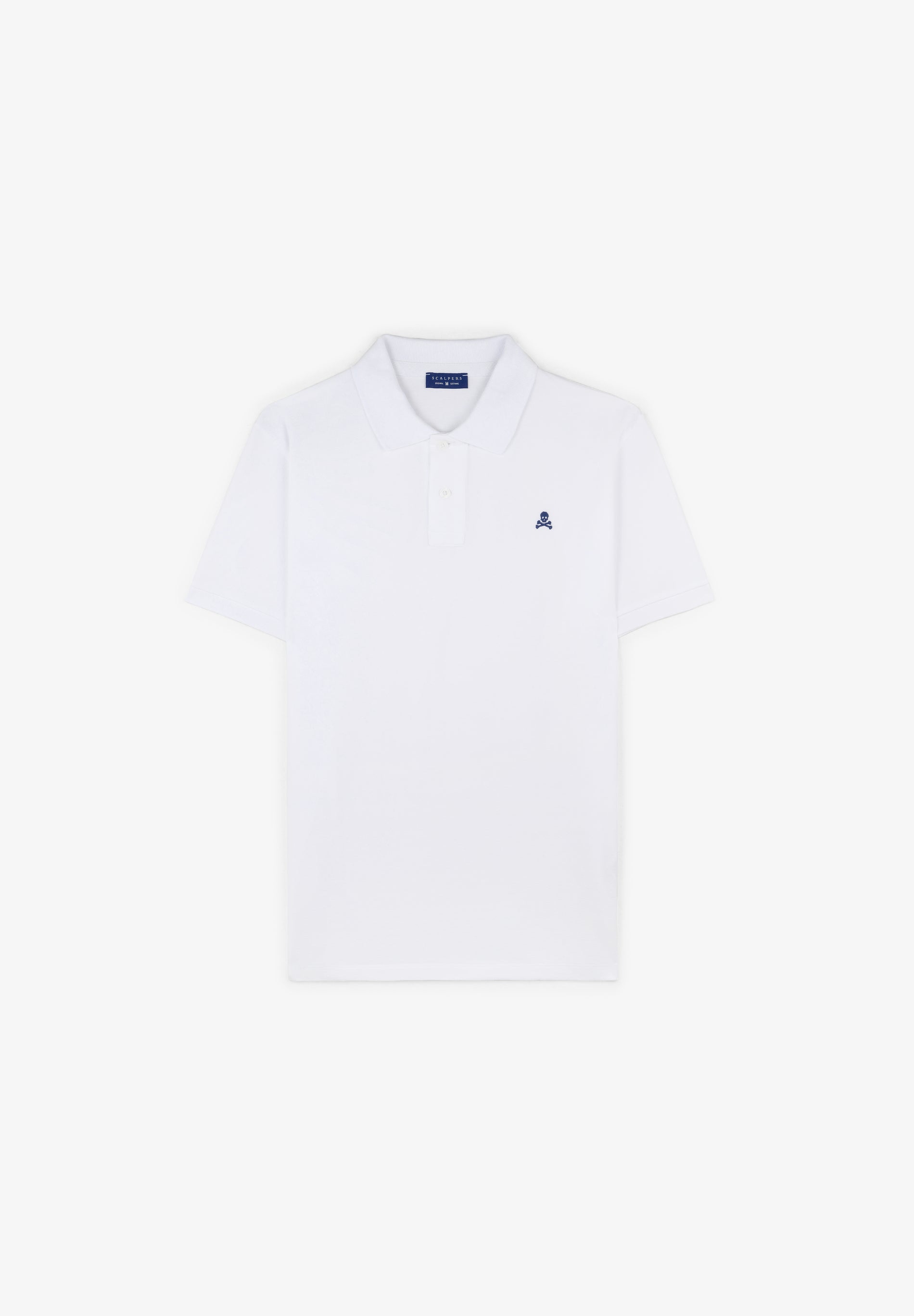 BASIC POLO SHIRT WITH CONTRAST SKULL – Scalpers ROW