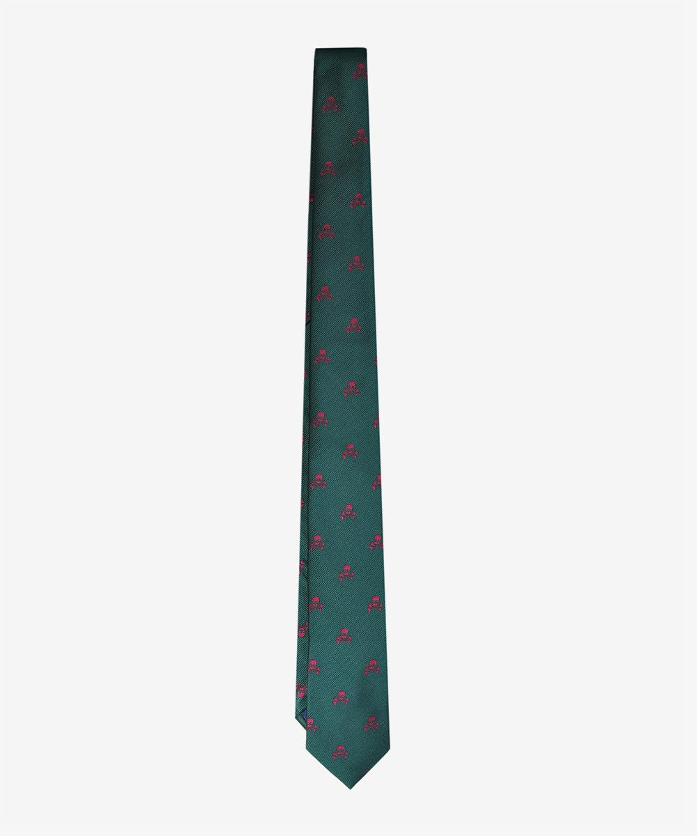 SKULL KIDS TIE GREEN
