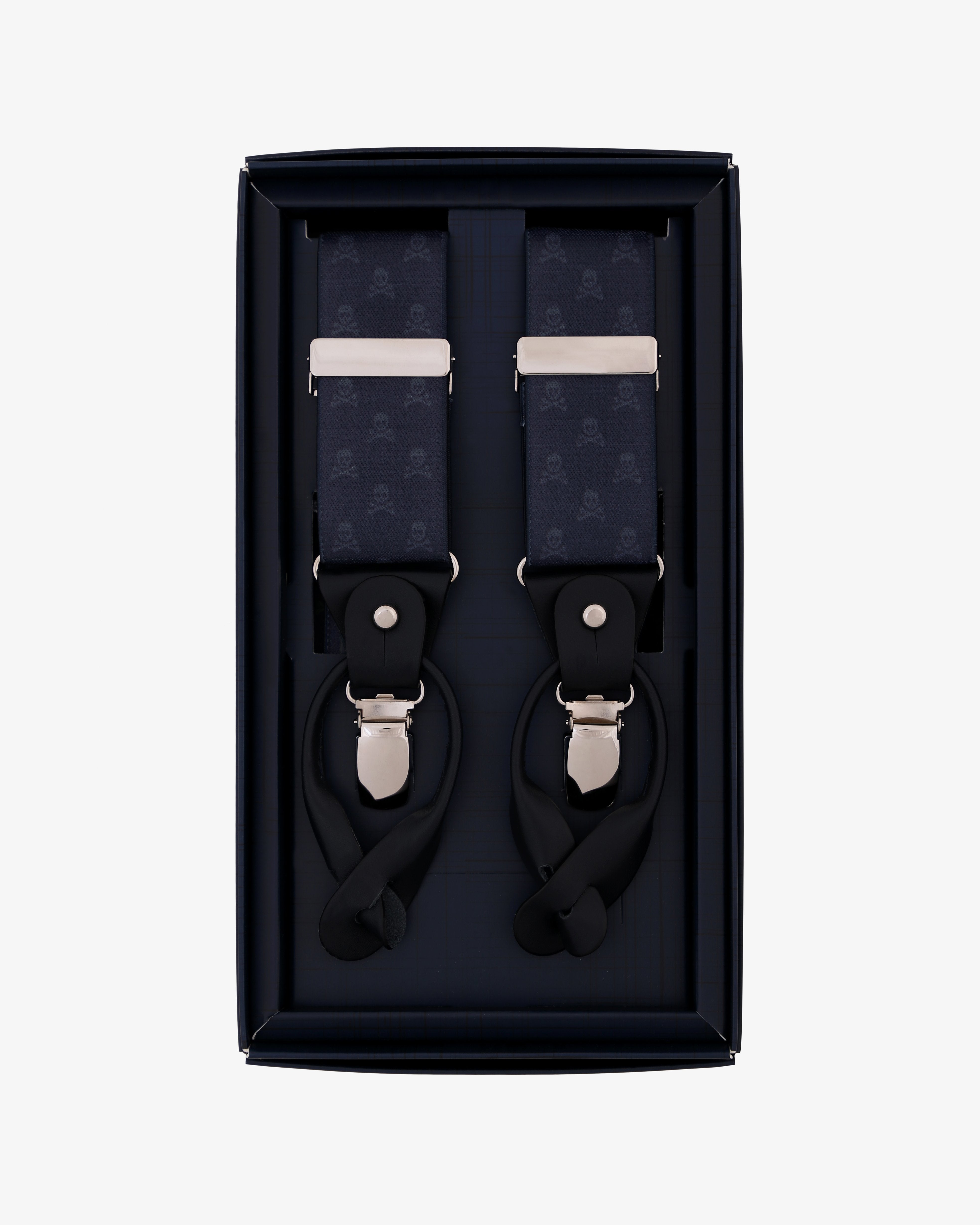 SKULL SUSPENDERS