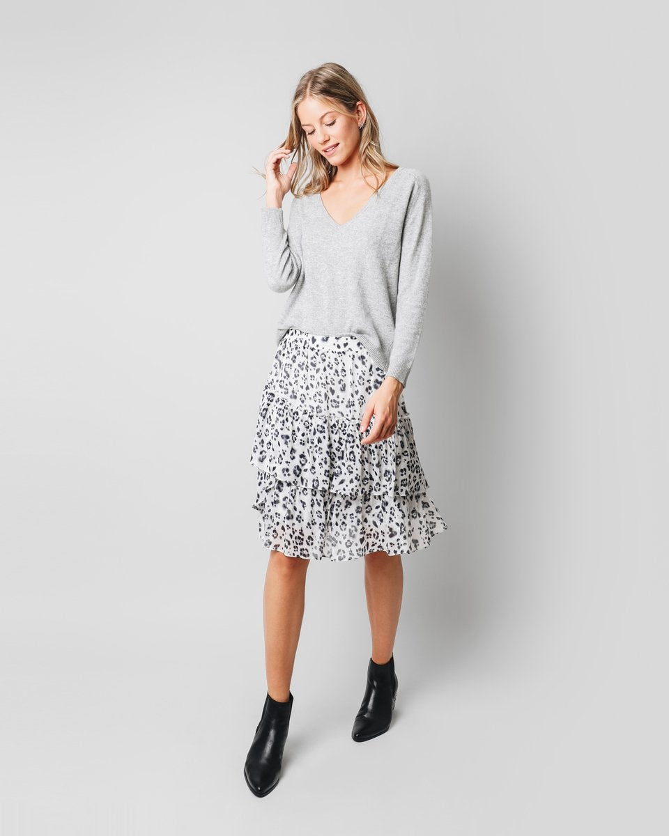 FALDA LEOPARDO ESTAMPADO