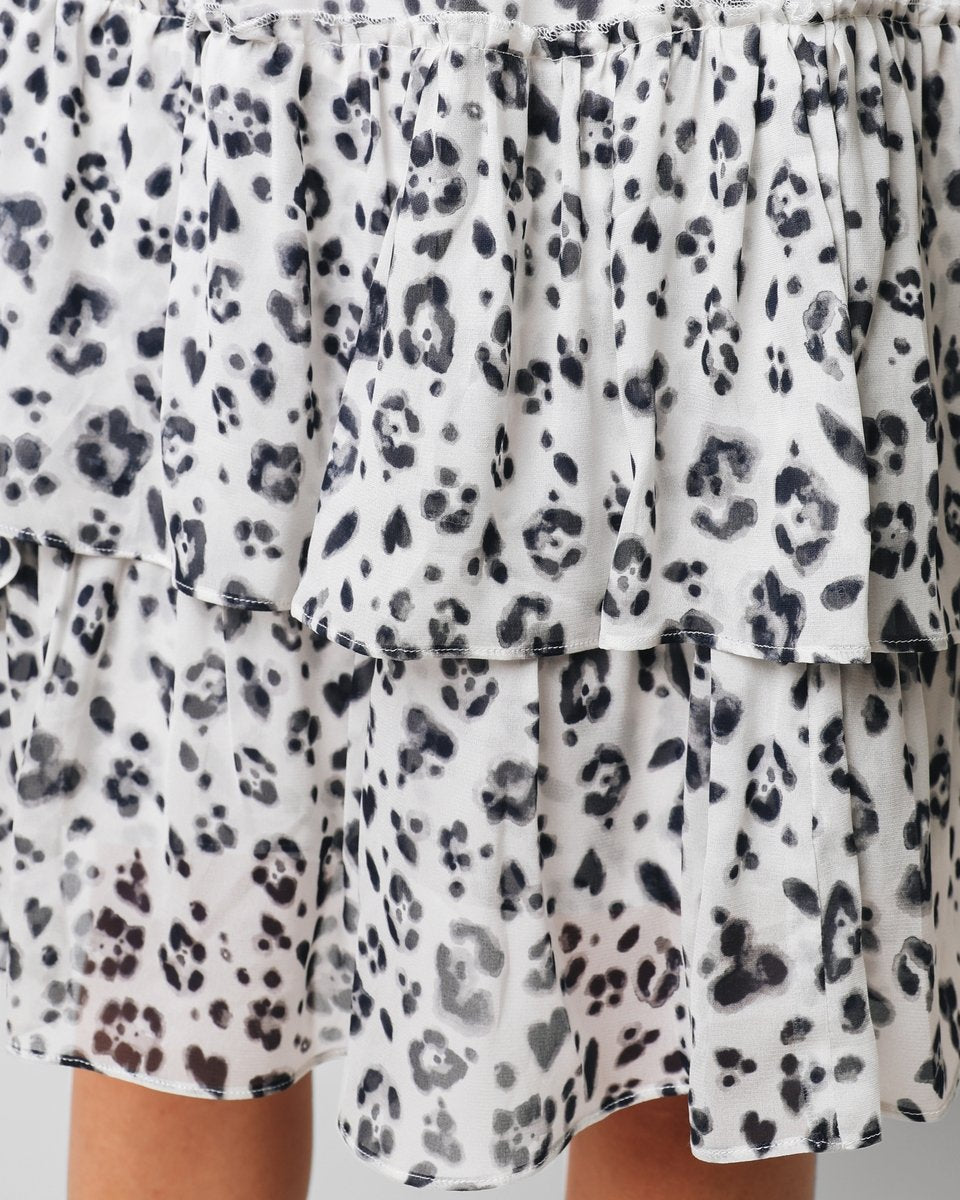 FALDA LEOPARDO ESTAMPADO