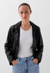 LEATHER BIKER JACKET