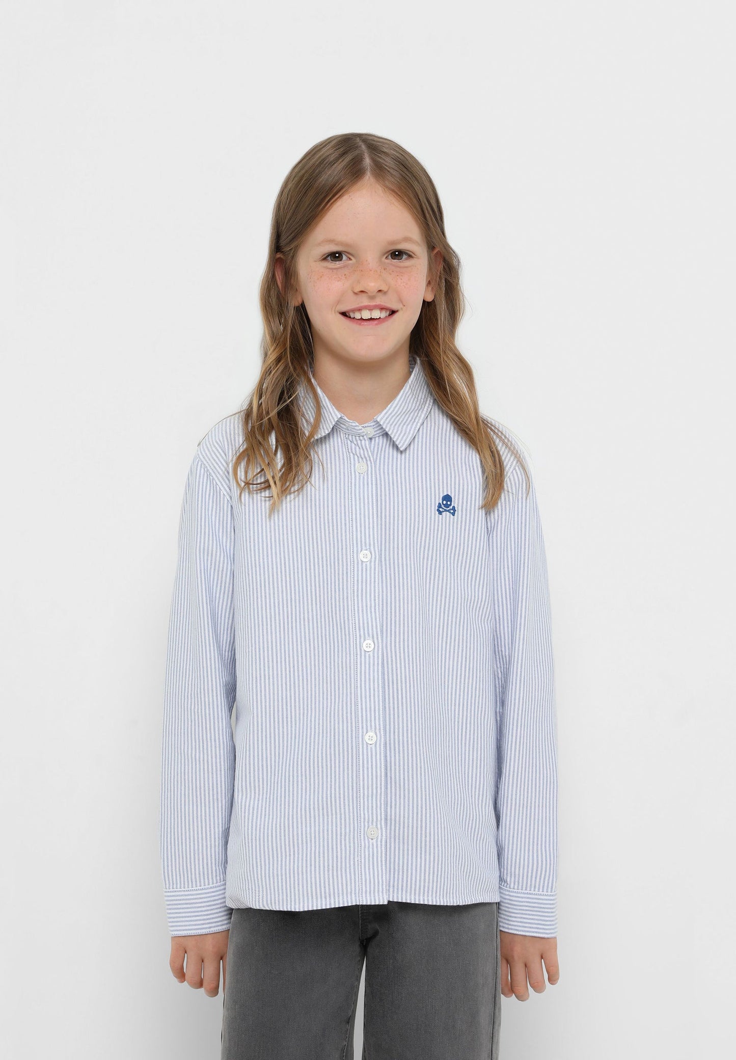 SHIRT WITH RUFFLED BACK