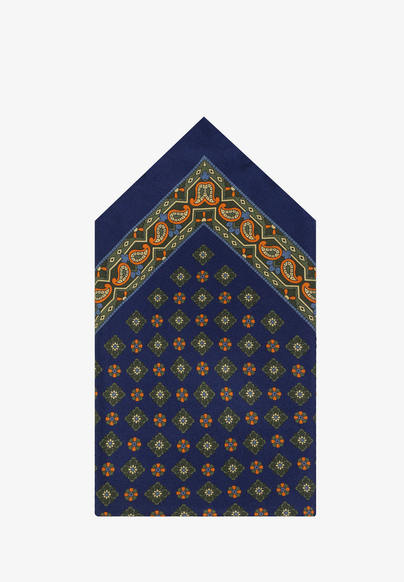 FLORAL PRINT POCKET SQUARE