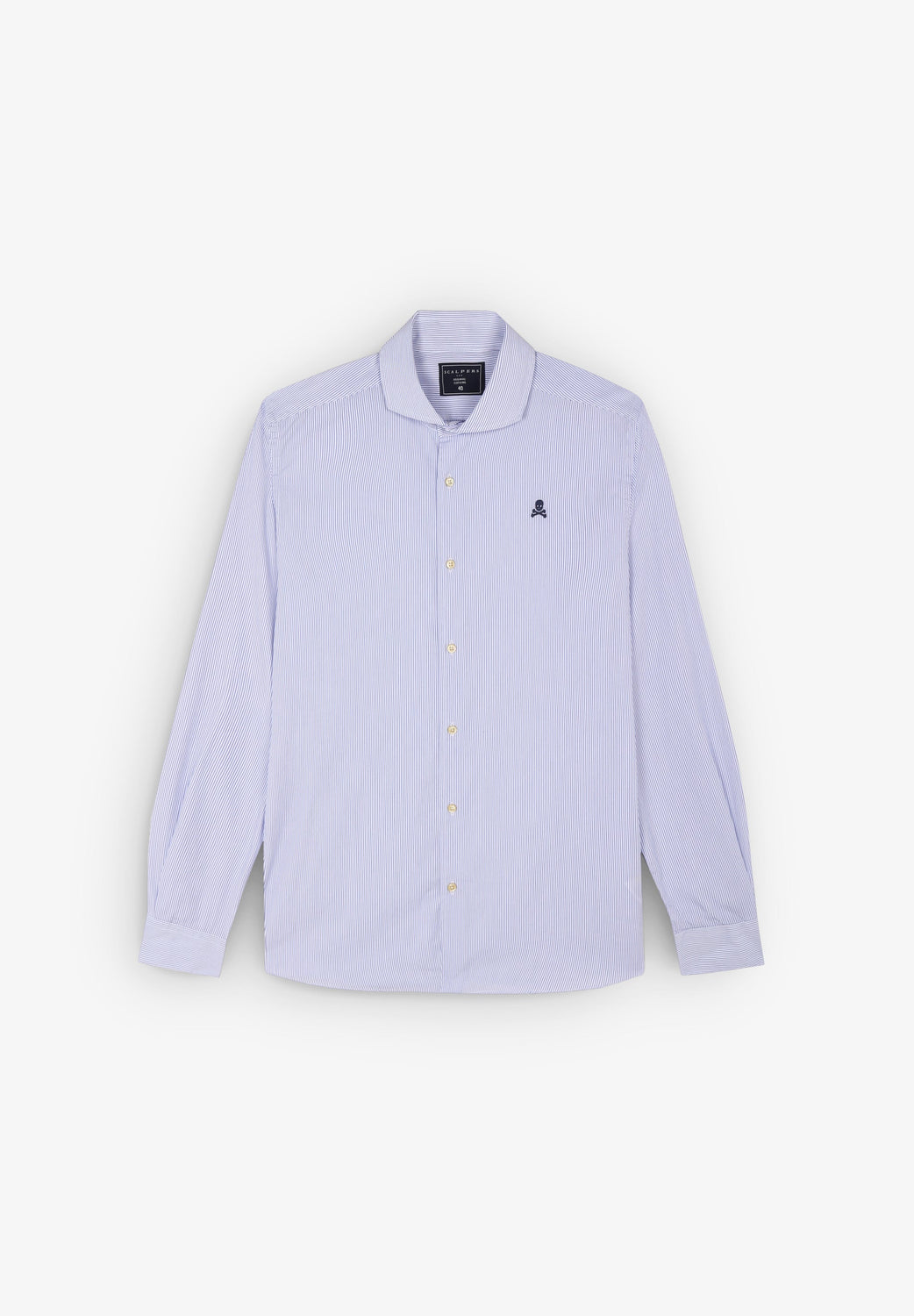CAMISA VESTIR RAYAS CALAVERA CONTRASTE - Scalpers