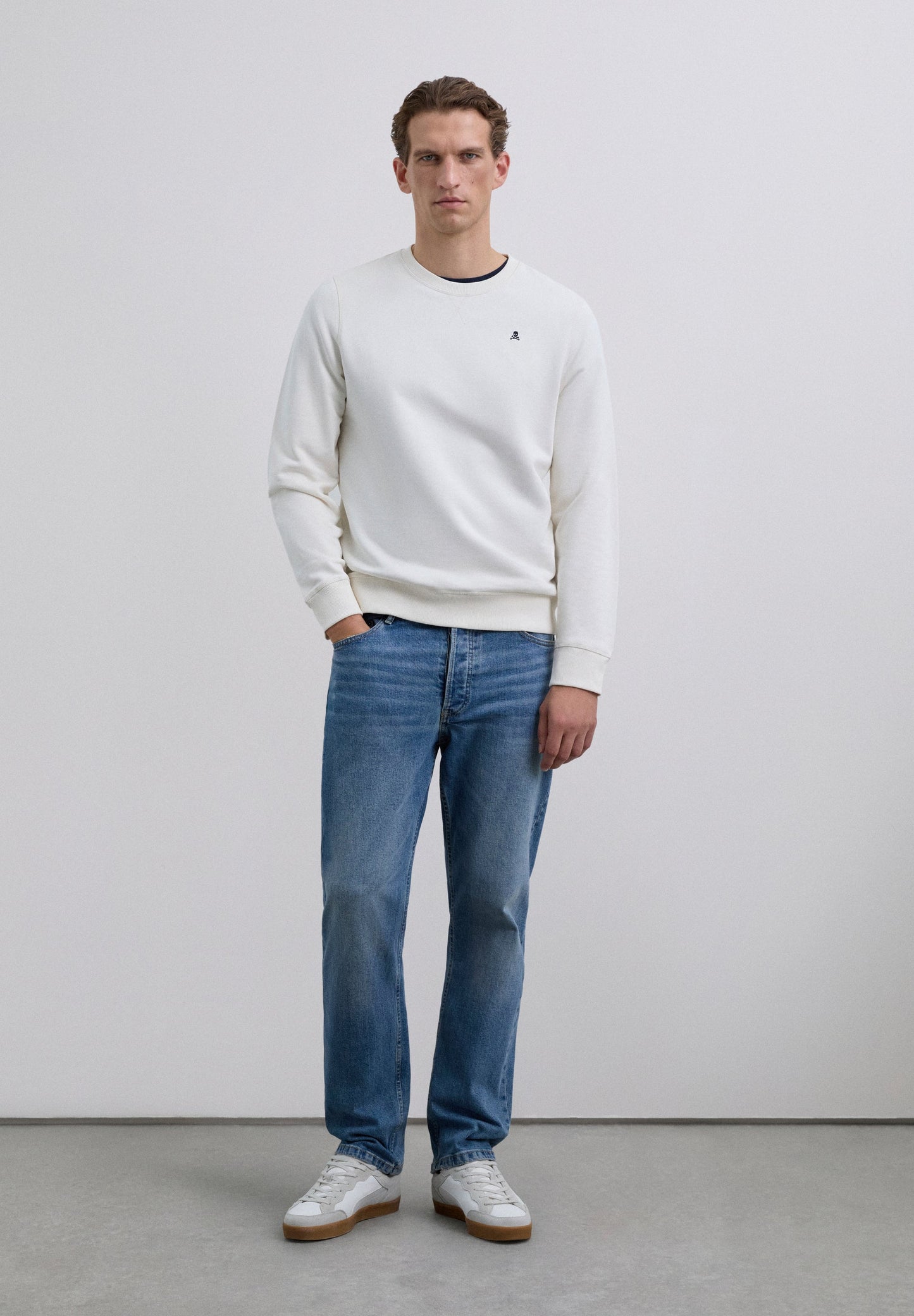 BASIC SKULL SWEATSHIRT