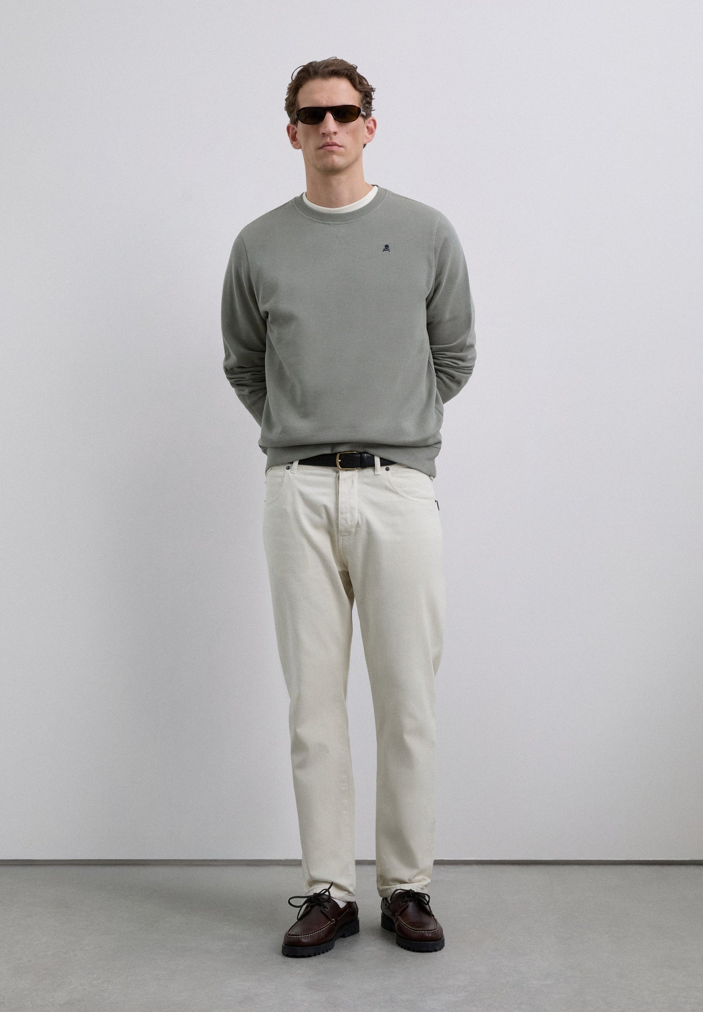 BASIC SKULL SWEATSHIRT