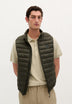 QUILTED GILET WITH SKULL