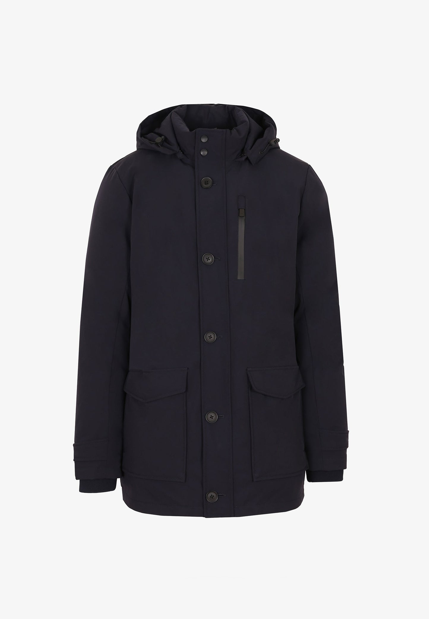 QUILTED PARKA WITH BUTTONS