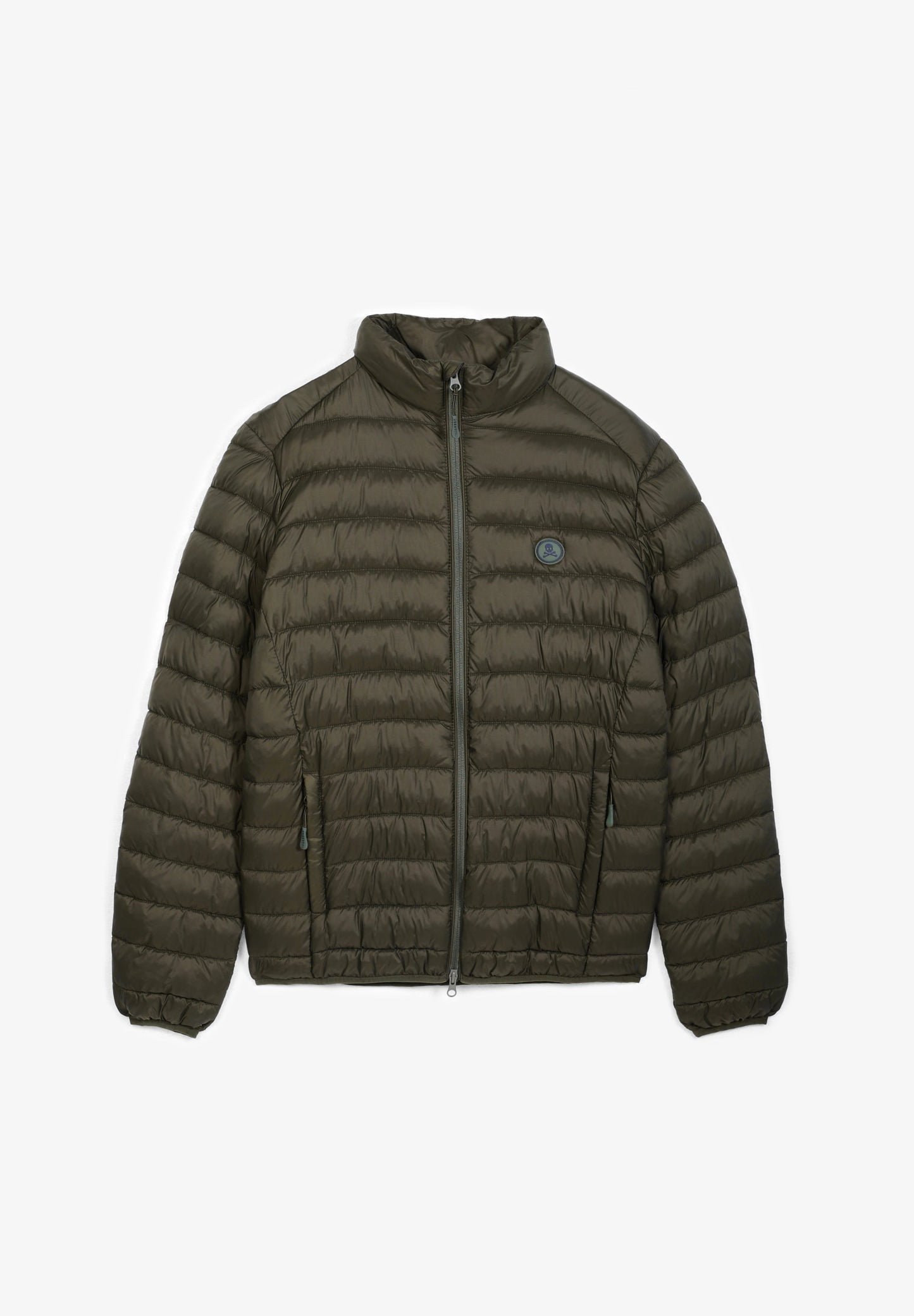 QUILTED JACKET WITH SKULL DETAIL