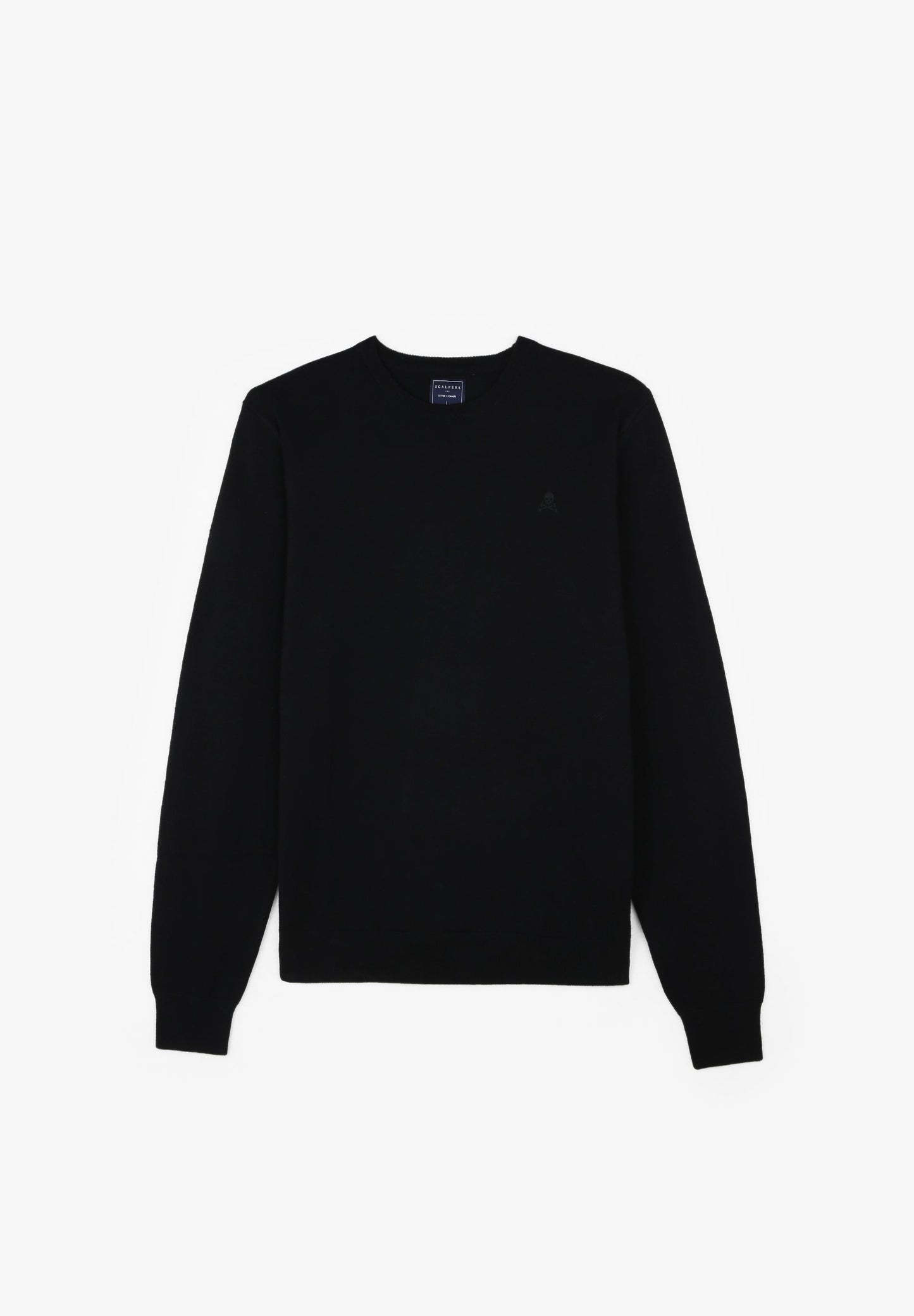 SKULL ROUND-NECK SWEATER