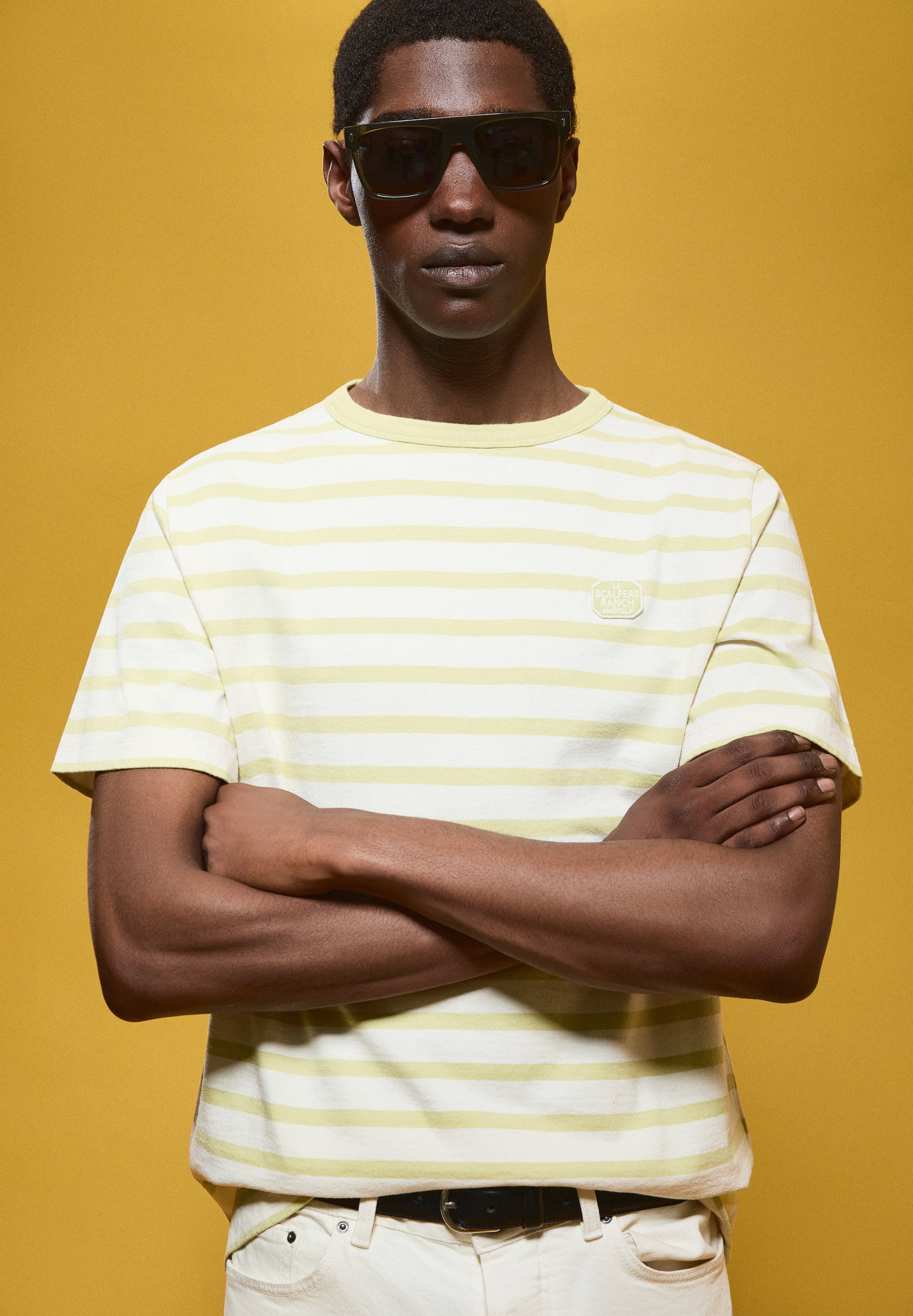STRIPED RUSTIC T-SHIRT