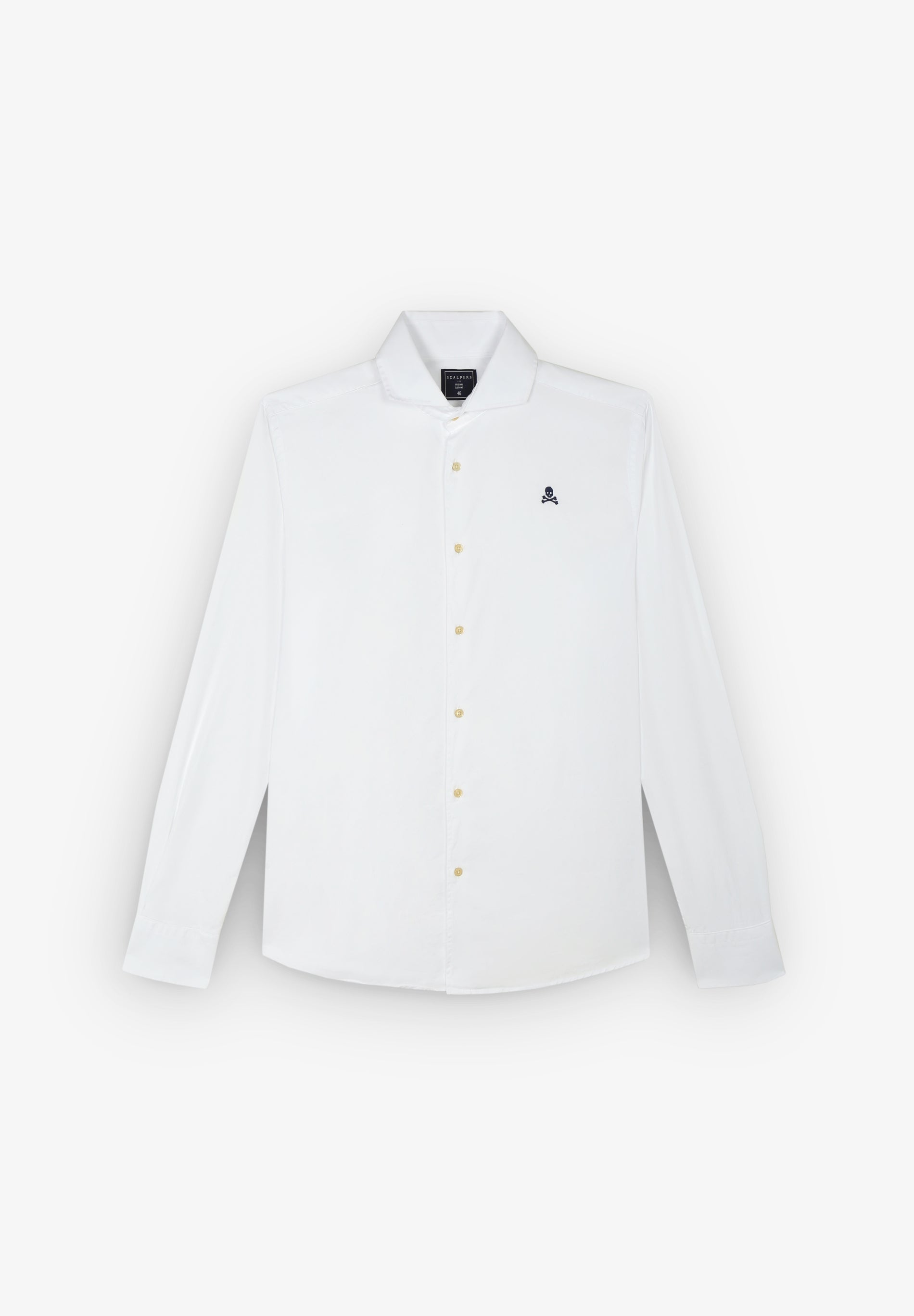 CAMISA LISA CALAVERA CONTRASTE