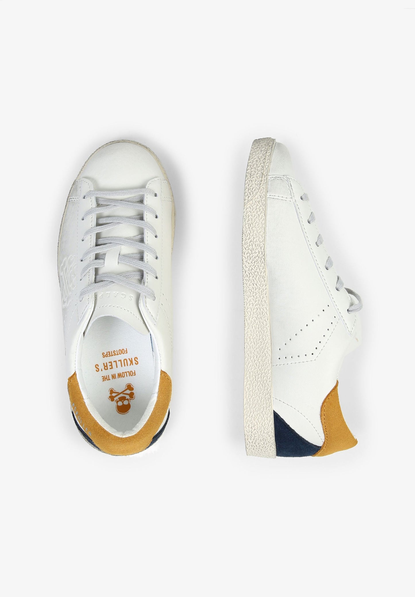 AGED LOW TOP SNEAKERS