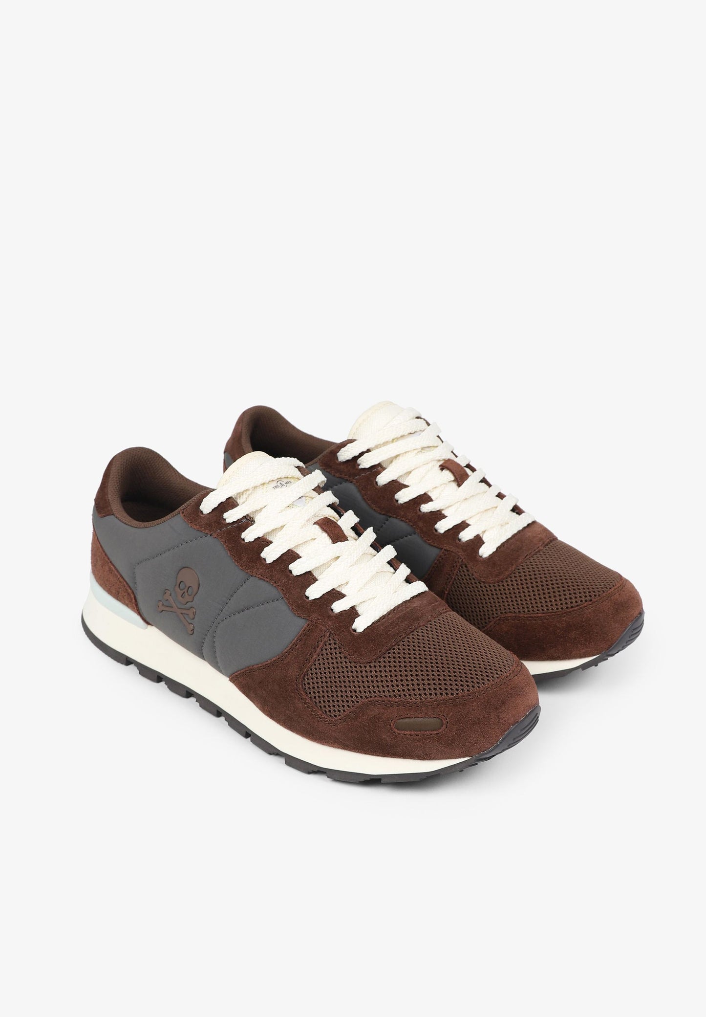 COMBINED LEATHER SNEAKERS