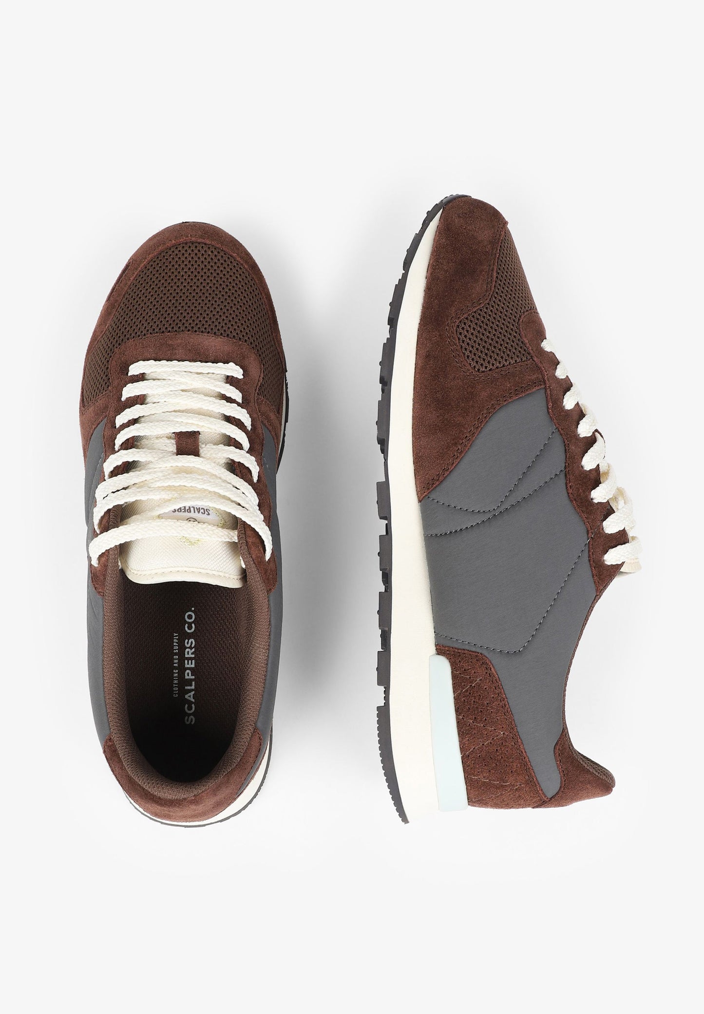 COMBINED LEATHER SNEAKERS