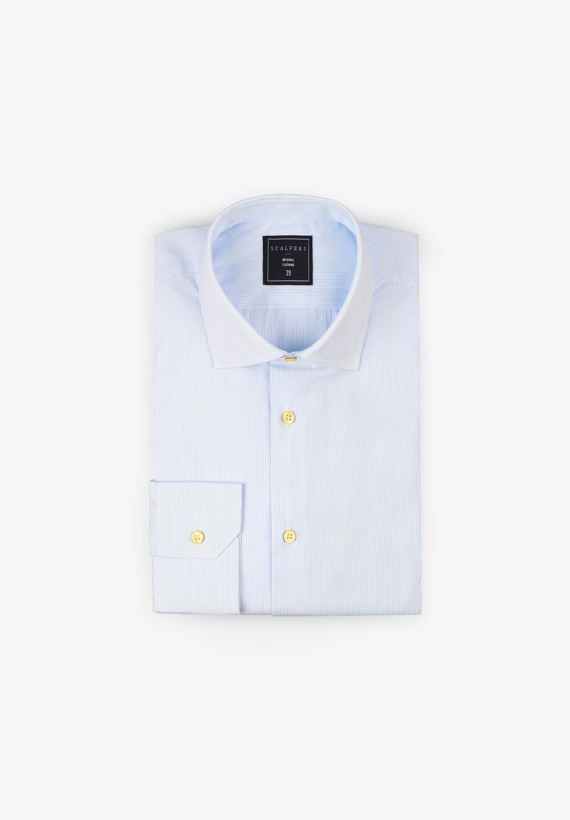 MIXED CUFF DRESS SHIRT