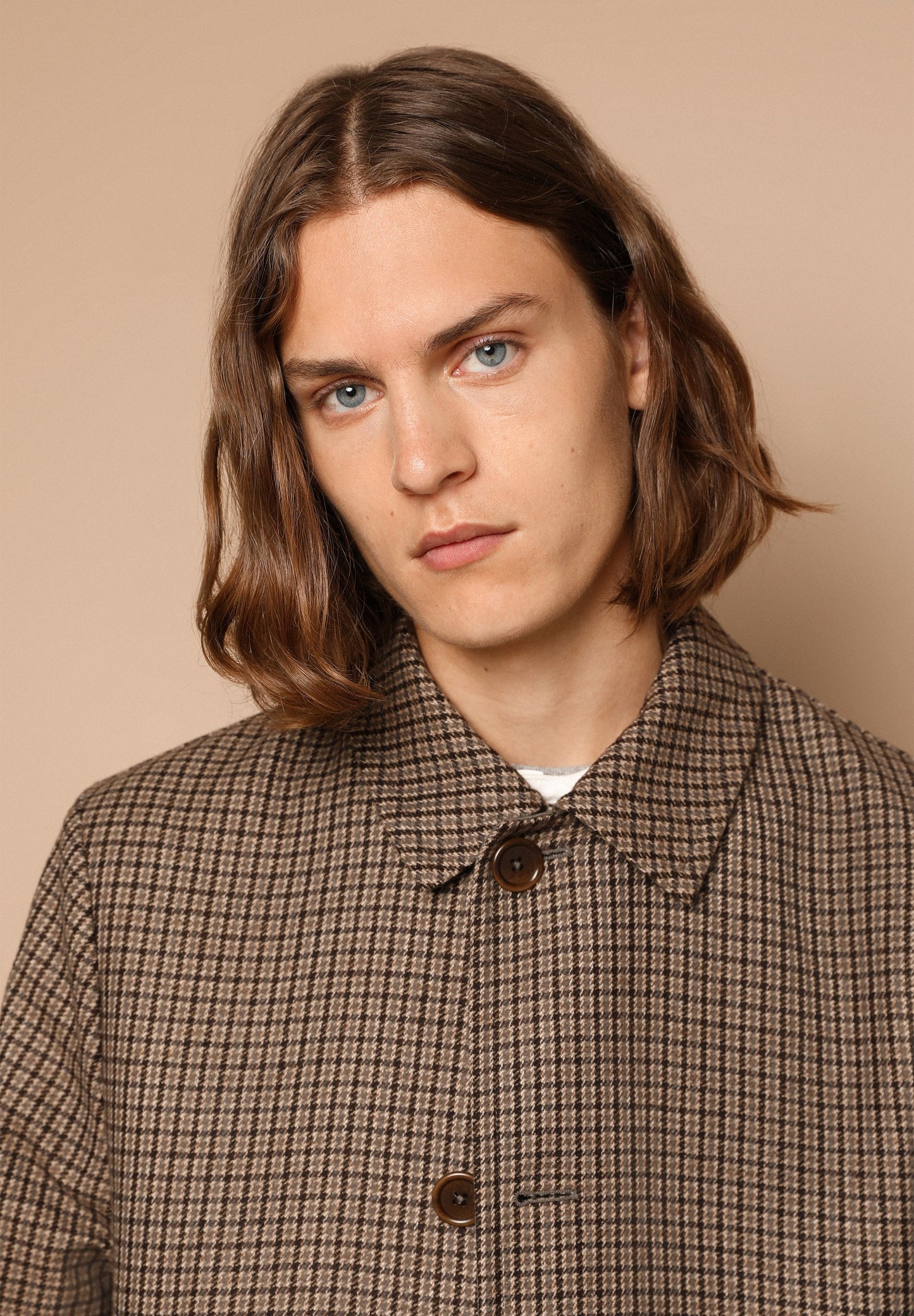 REVERSIBLE CHECKED TRENCH COAT