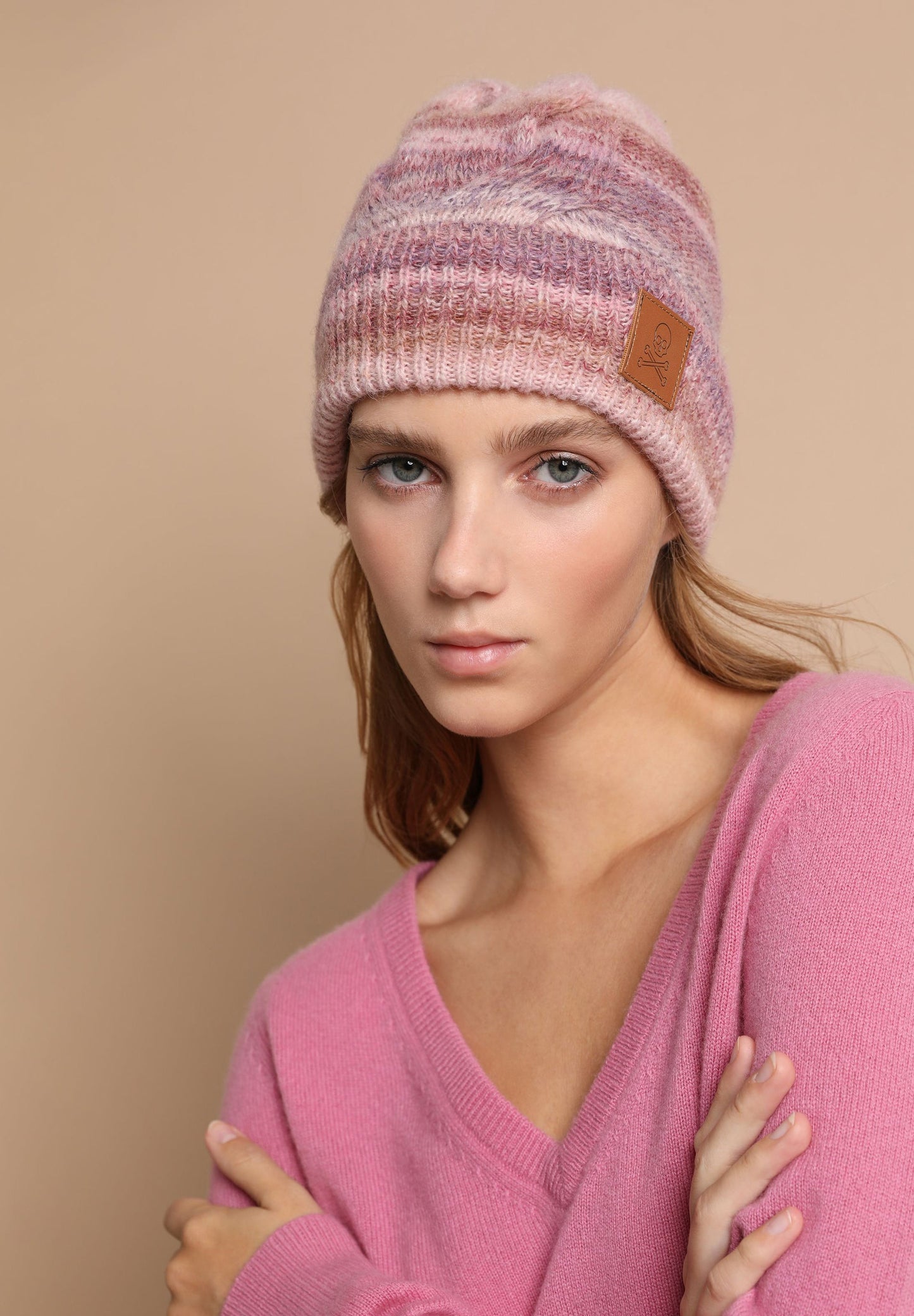 STRIPED KNIT HAT