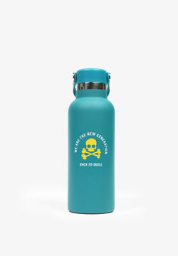 BOTTLE WITH SKULL AND HANDLE