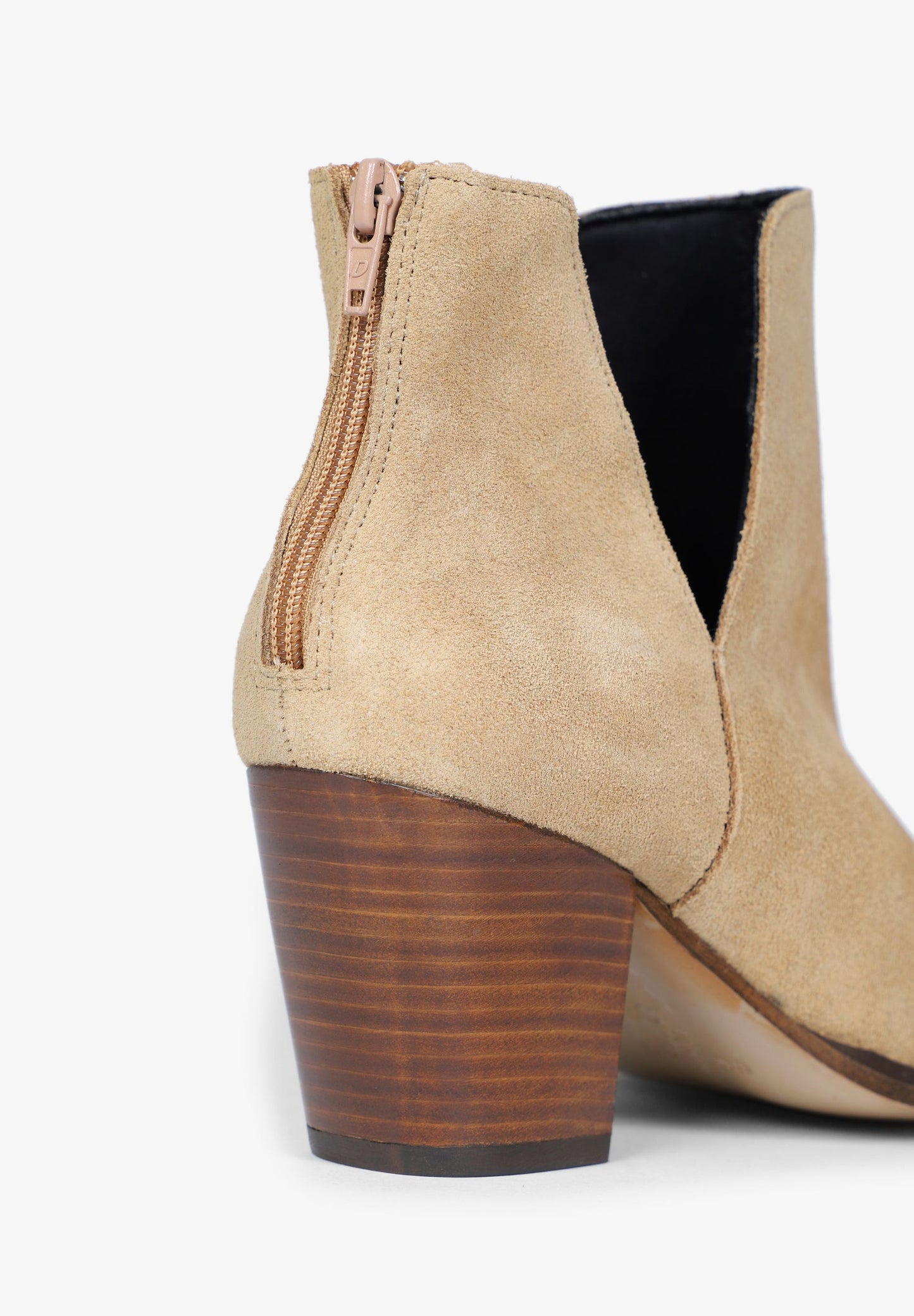 SUEDE ANKLE BOOTS WITH SIDE VENT