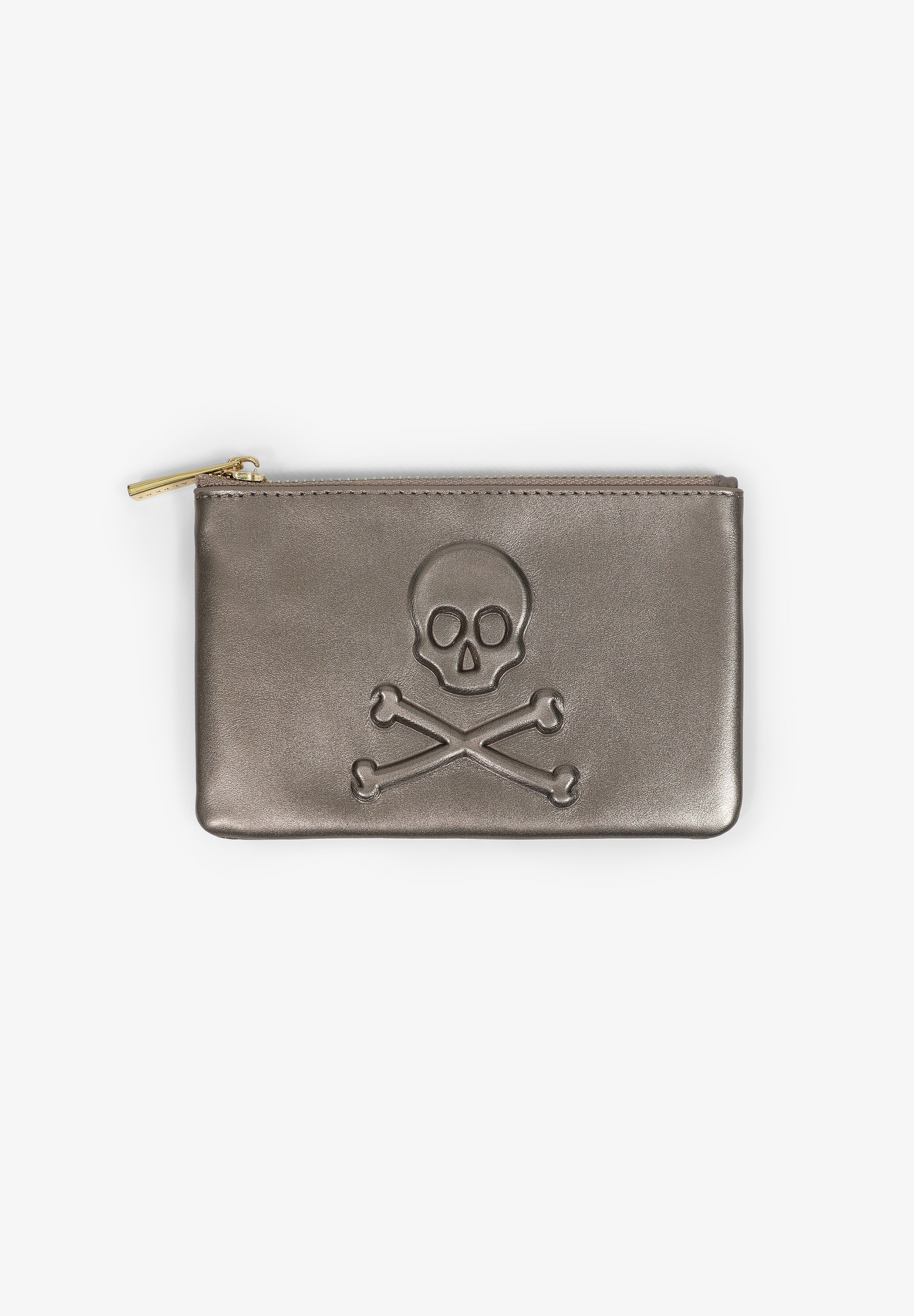 PURSE WITH RAISED SKULL