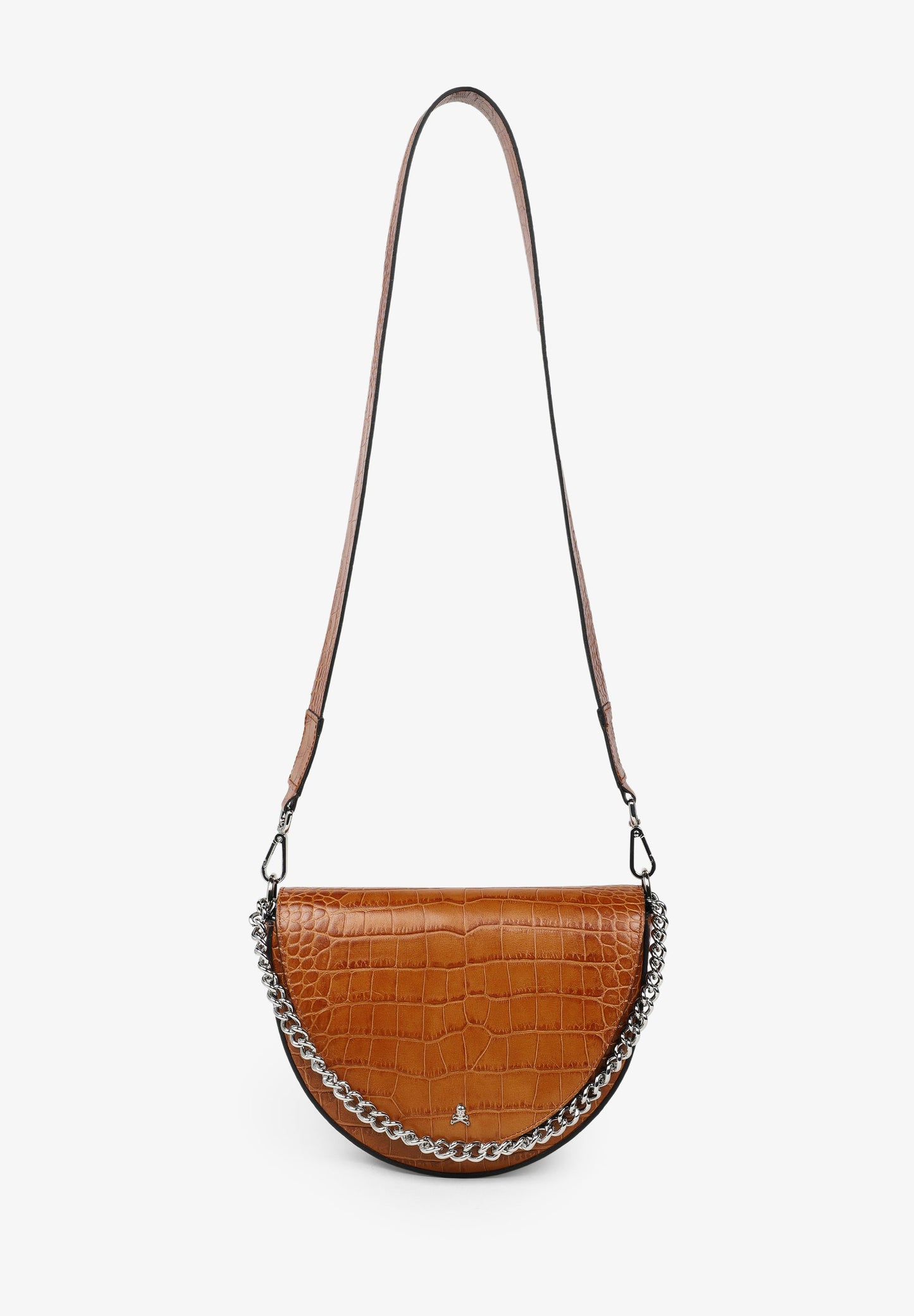 LEATHER BAG WITH CHAIN