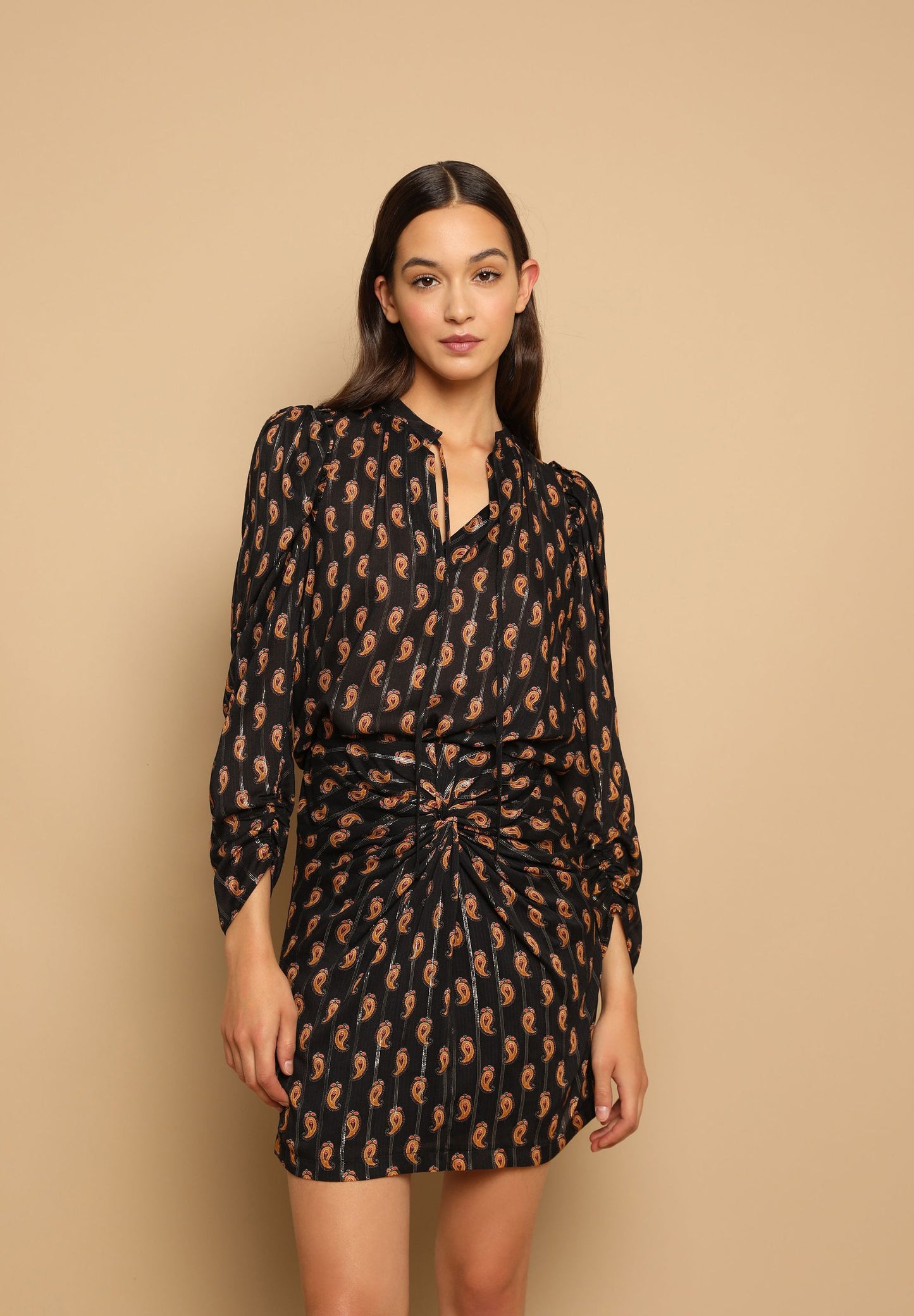 PAISLEY PRINT BLOUSE