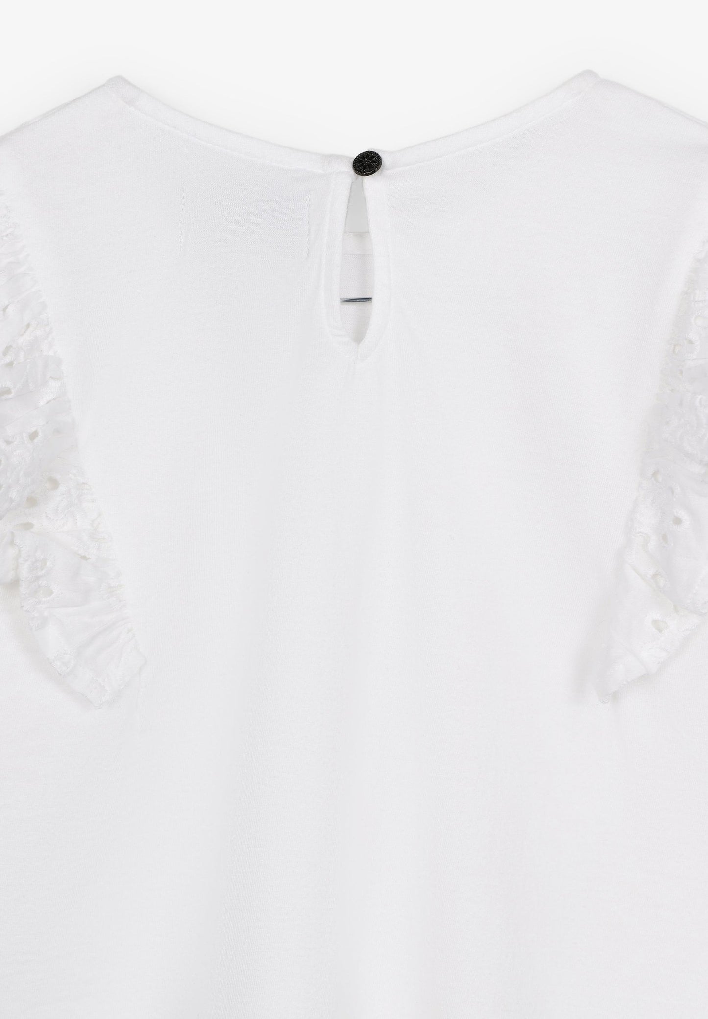 BLOUSE WITH PERFORATED EMBROIDERY