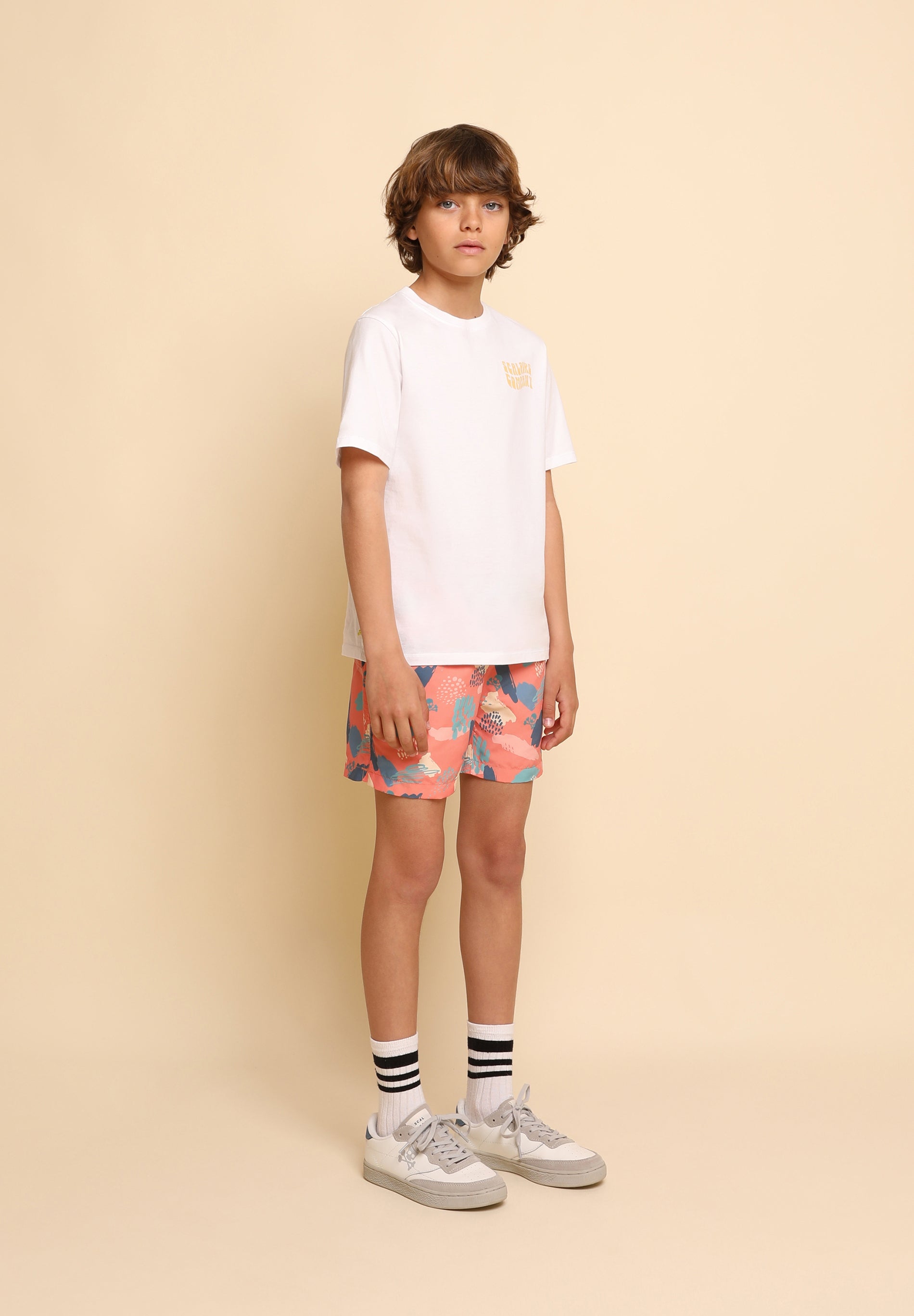 SWIMMING TRUNKS WITH FUN MOTIFS