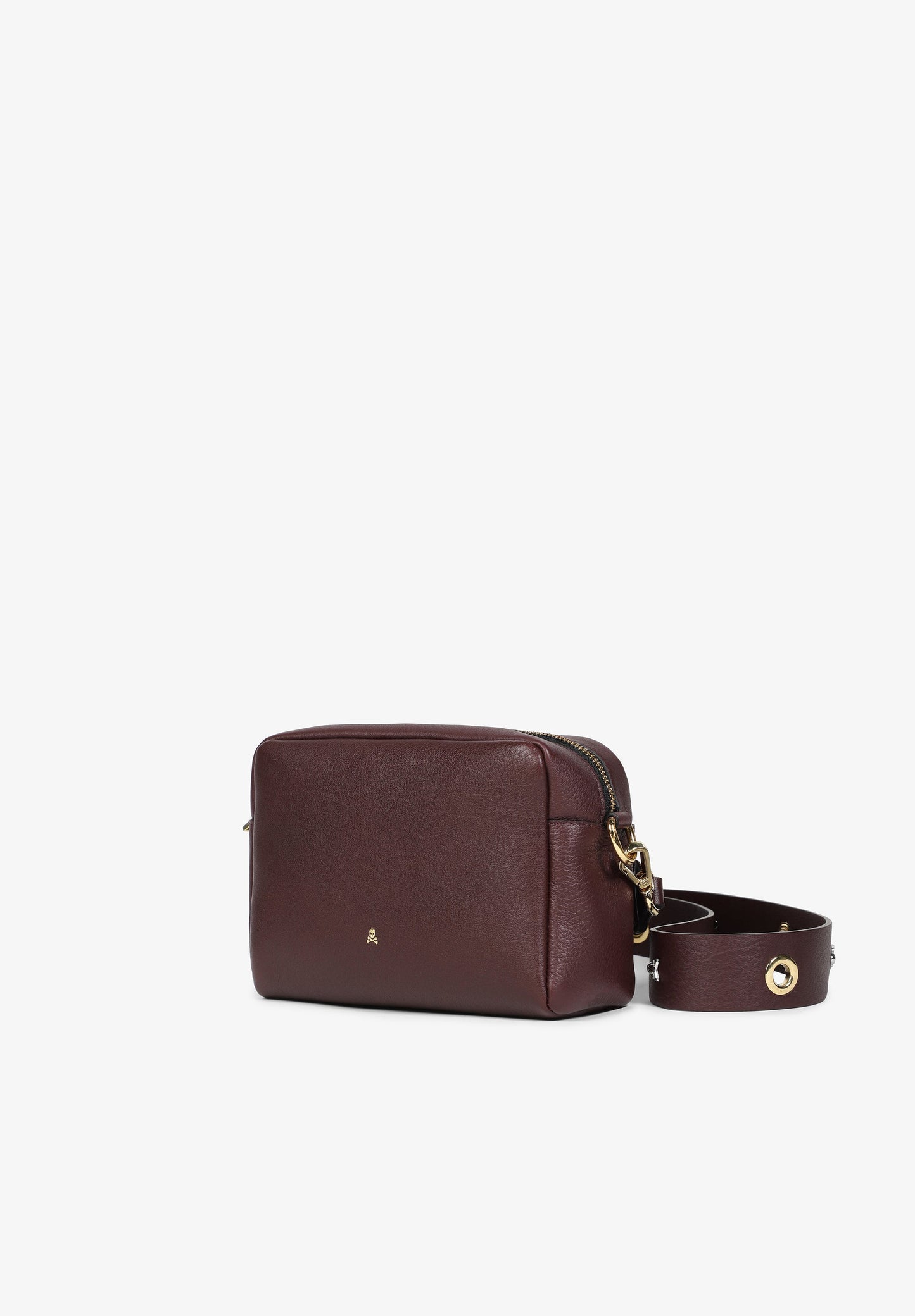 PLAIN LEATHER CROSSBODY BAG