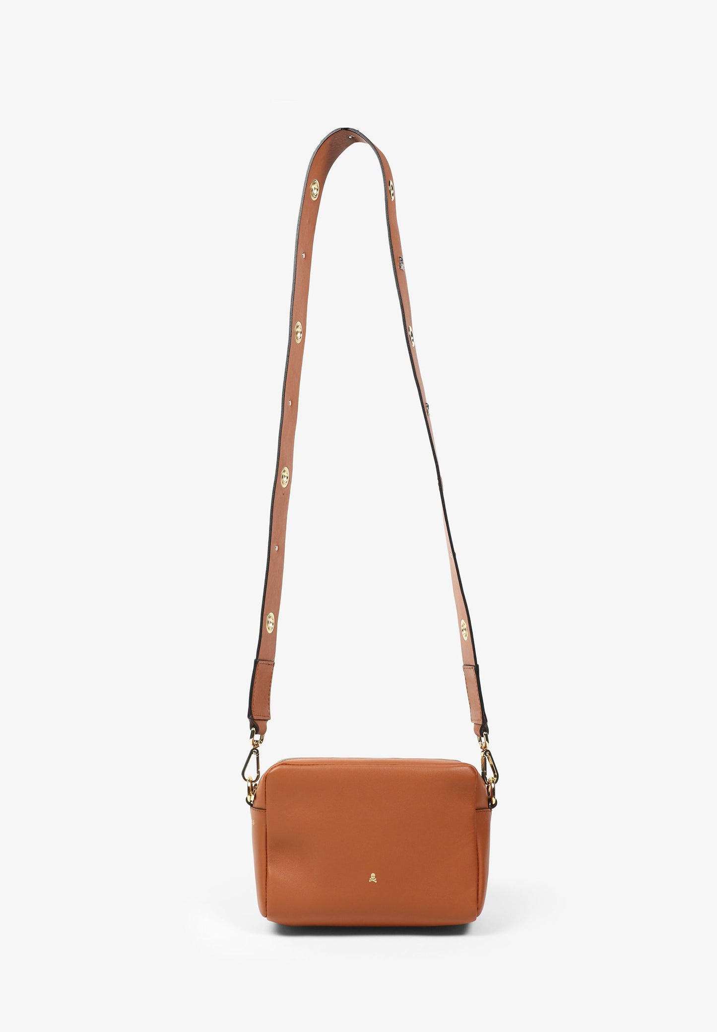 PLAIN LEATHER CROSSBODY BAG