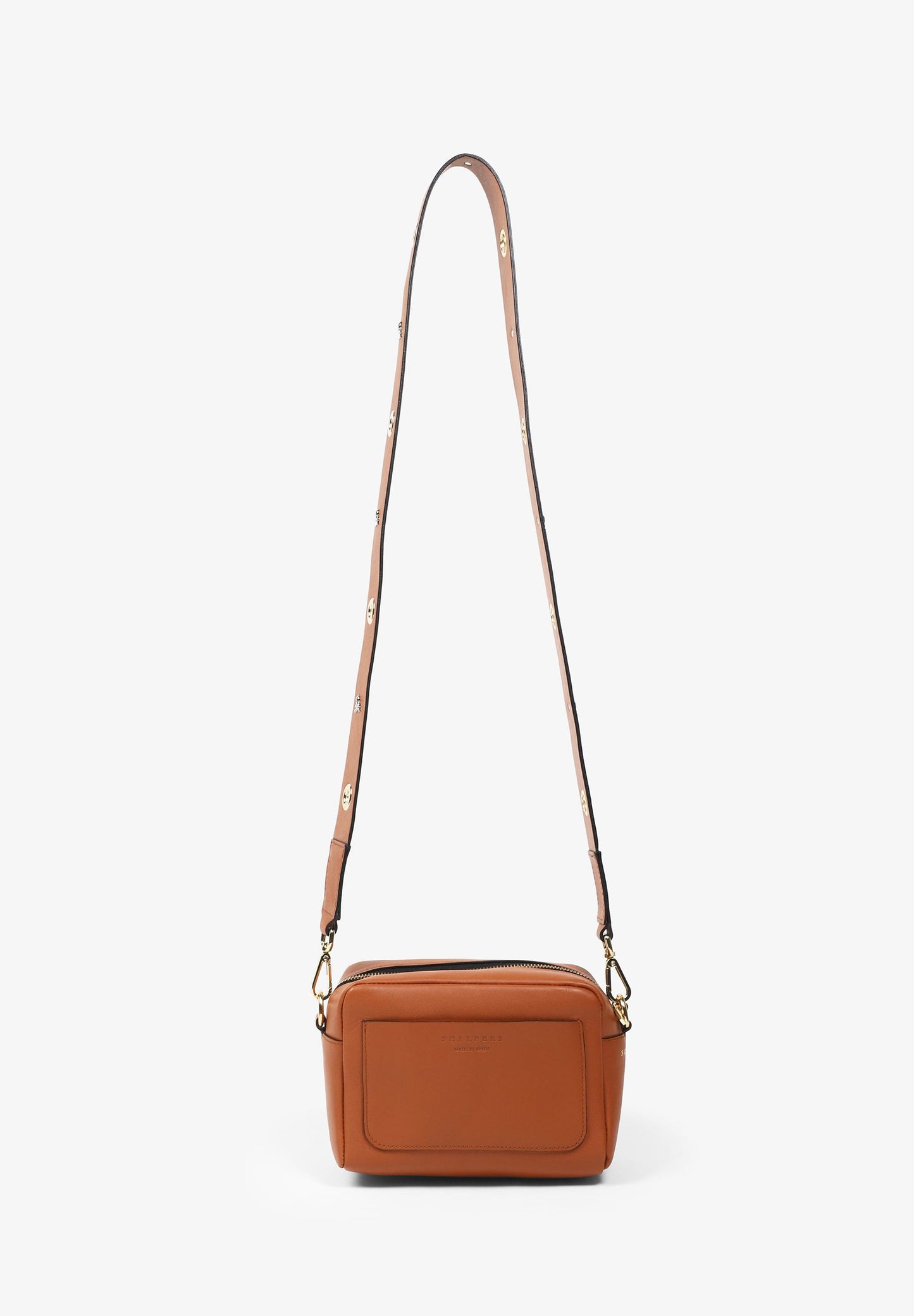 PLAIN LEATHER CROSSBODY BAG